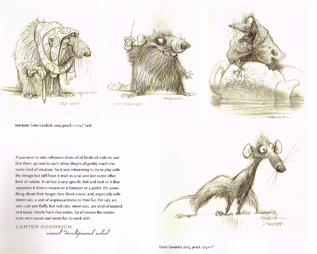 the art of ratatouille,pixars ratatouille art,ratatouille concept art, carter Goodrich art