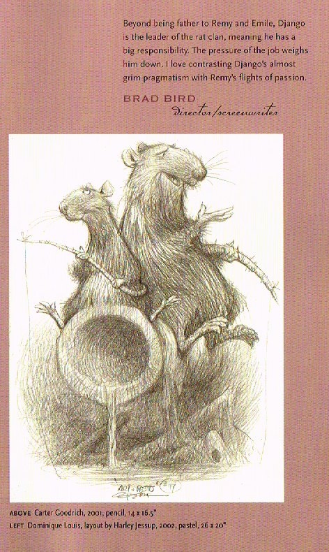 the art of ratatouille,pixars ratatouille art,ratatouille concept art, carter goodrich art