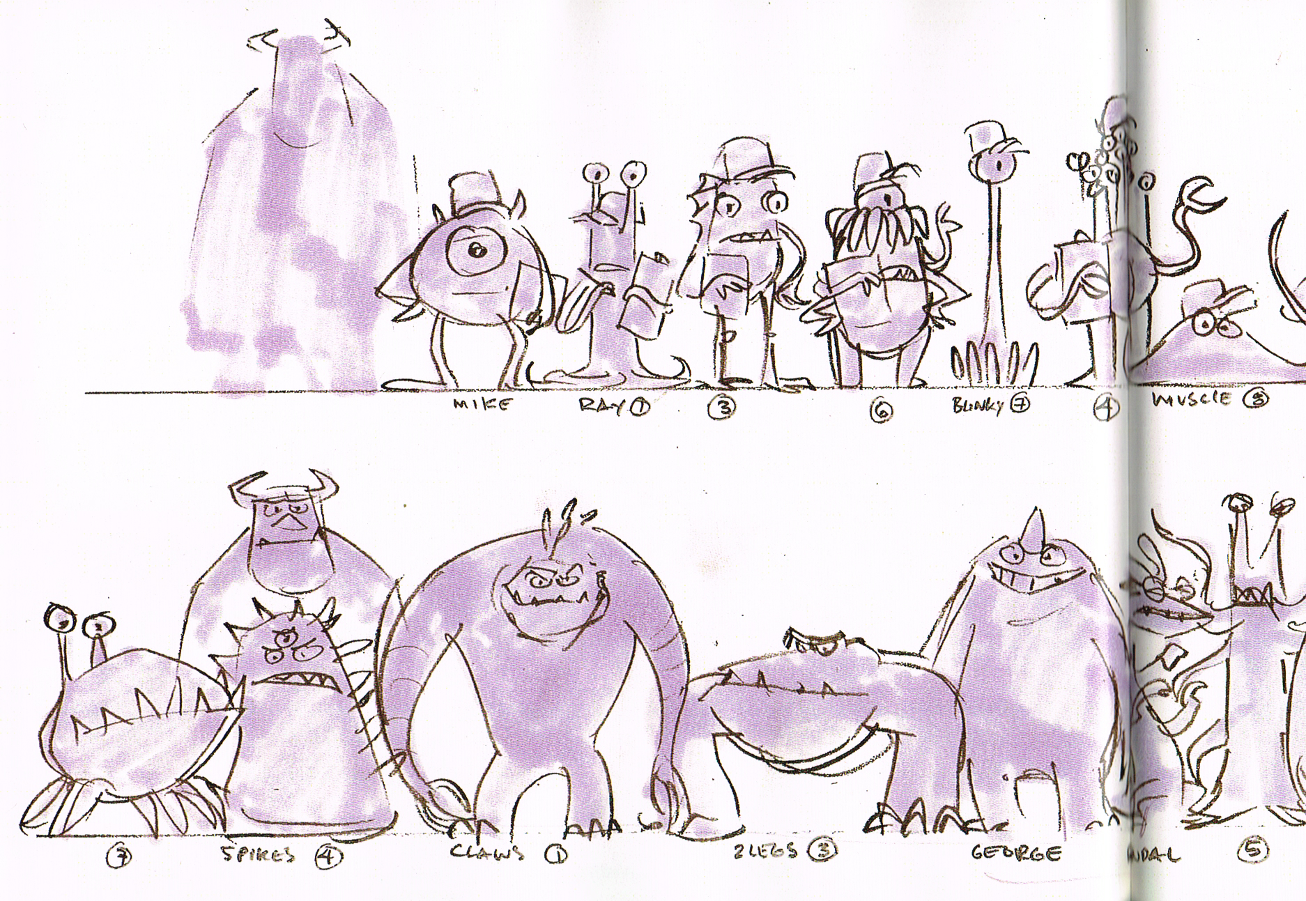 Pixar — “Monsters, Inc.” concept art of the Door Vault