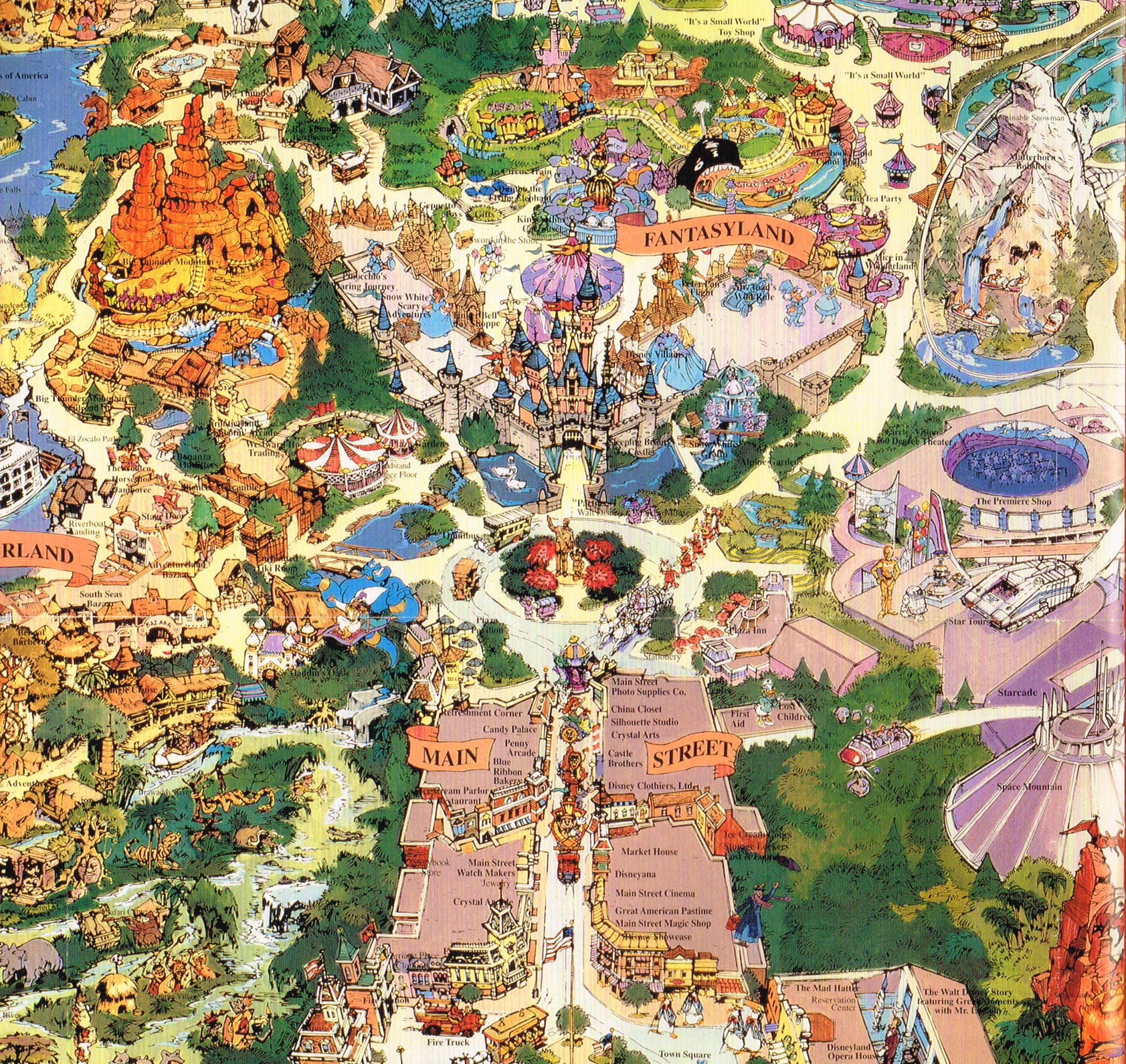Euro disney attractions map 60 photos - Cappadociaconcepttour.com