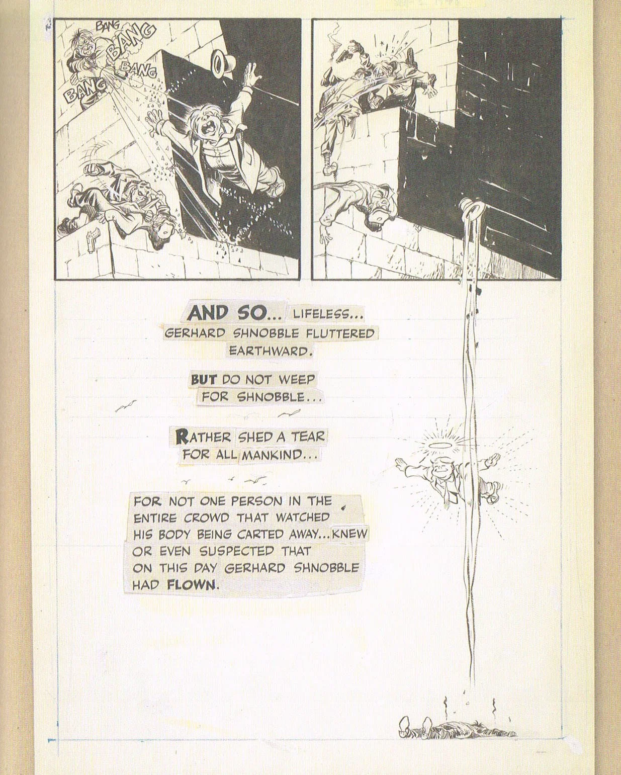 the art of will esiner,will eisner champion of the graphic novel,the spirit comic book,The Story of Gerhard Schnobble