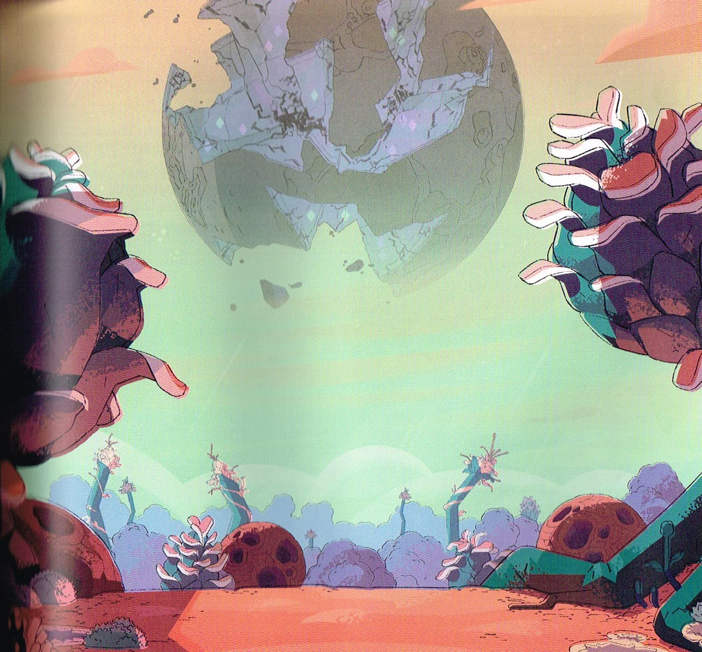 the art of steven universe,steven universe end of an era,steven universe art,steven universe productions art,steven sugar,patrick bryson,jungle moon steven universe,steven universe background art