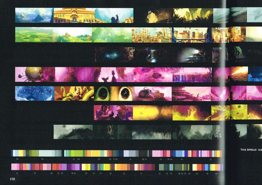 Arane Color Script The Art of Strange World: Color Scripts — Art & Animation