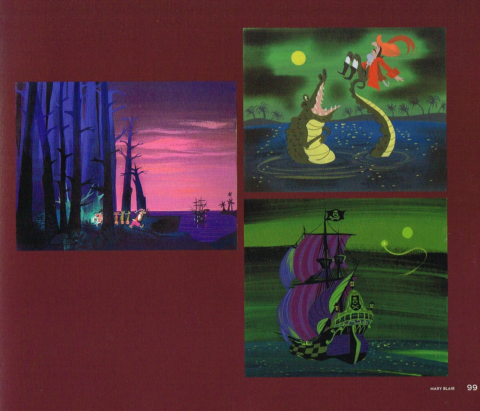 the art of mary blair,mary blair,mary blair art,they drew as they pleased the hidden art of disneys mid century era the 1950s and 1960s,peter pan story sketches mary blair