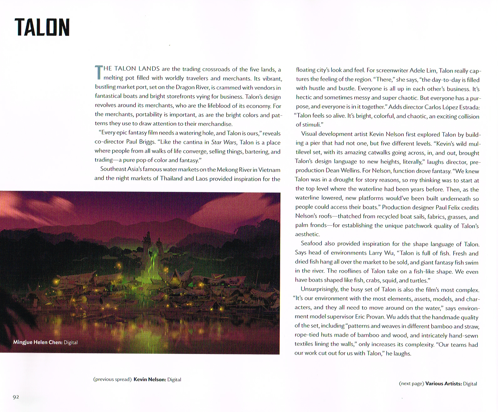 The Art of Raya and the Last Dragon pt.9 — Art & Animation