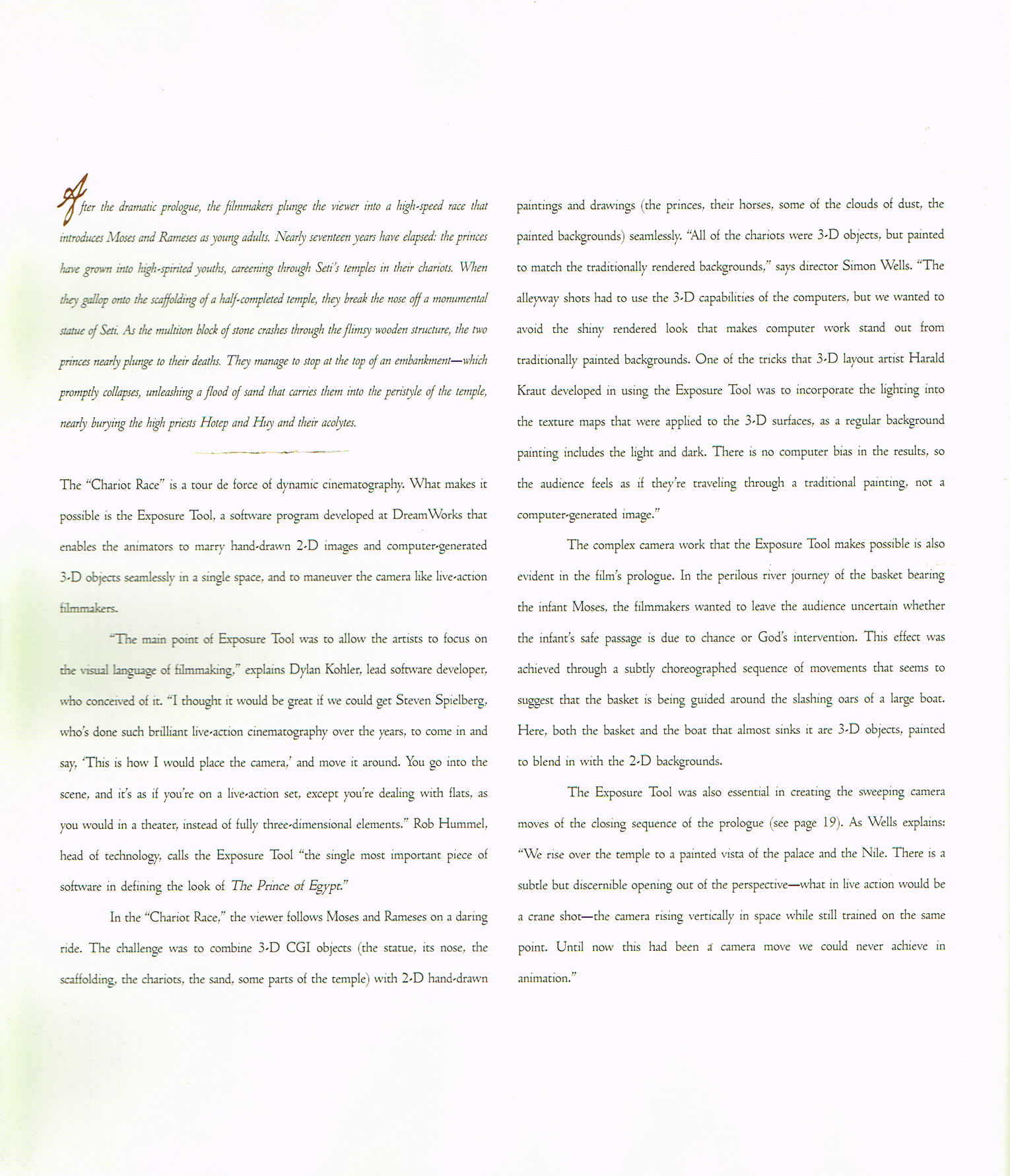 the prince of egypt,the art of the prince of egypt,dreamworks prince of egypt,