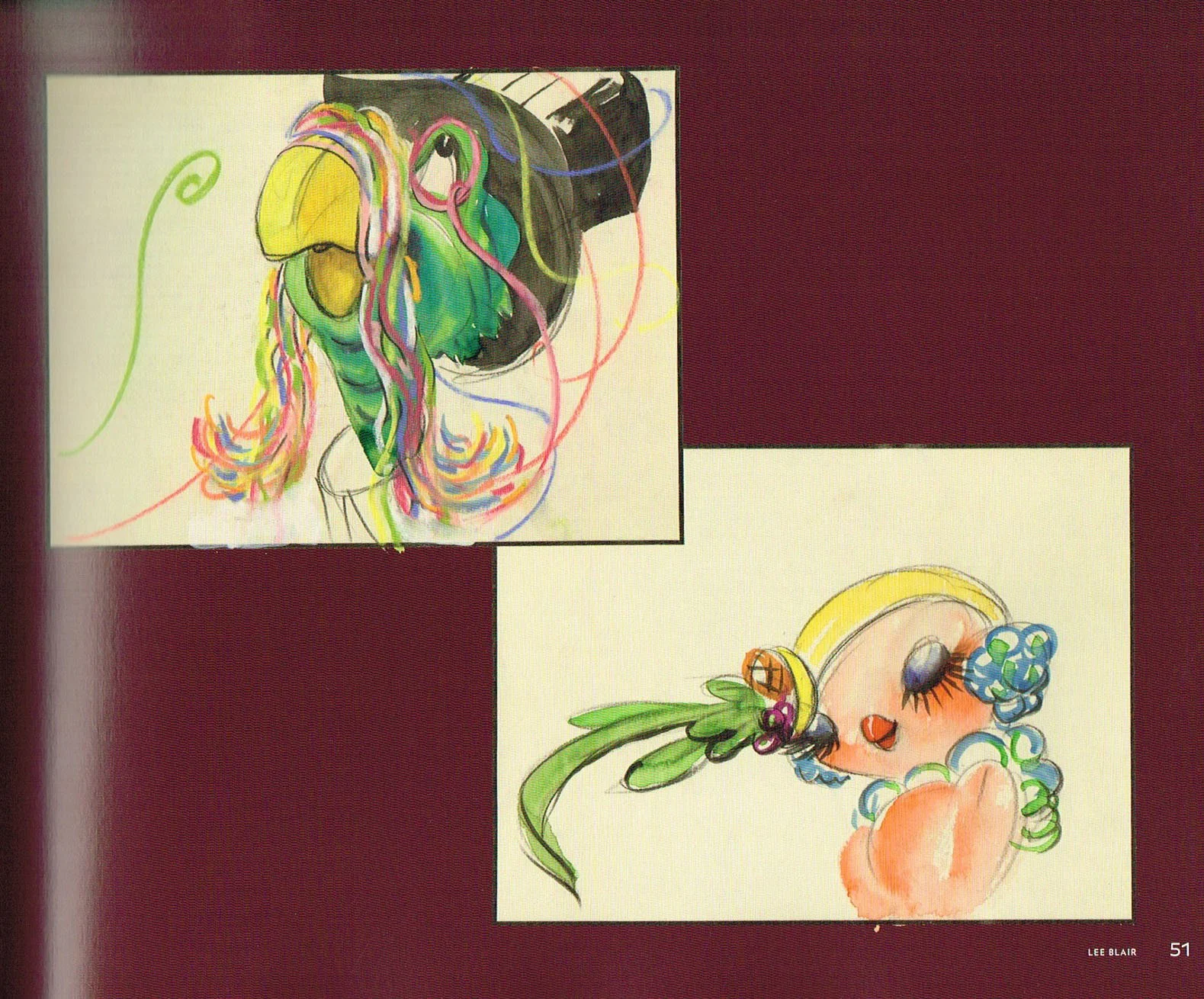 the art of lee blair,disney water color art lee blair,lee blair art,they drew as they pleased the hidden art of disneys mid century era the 1950s and 1960s,aquarela do brasil sequence saludos amigos lee blair art,lee blair watercolor art