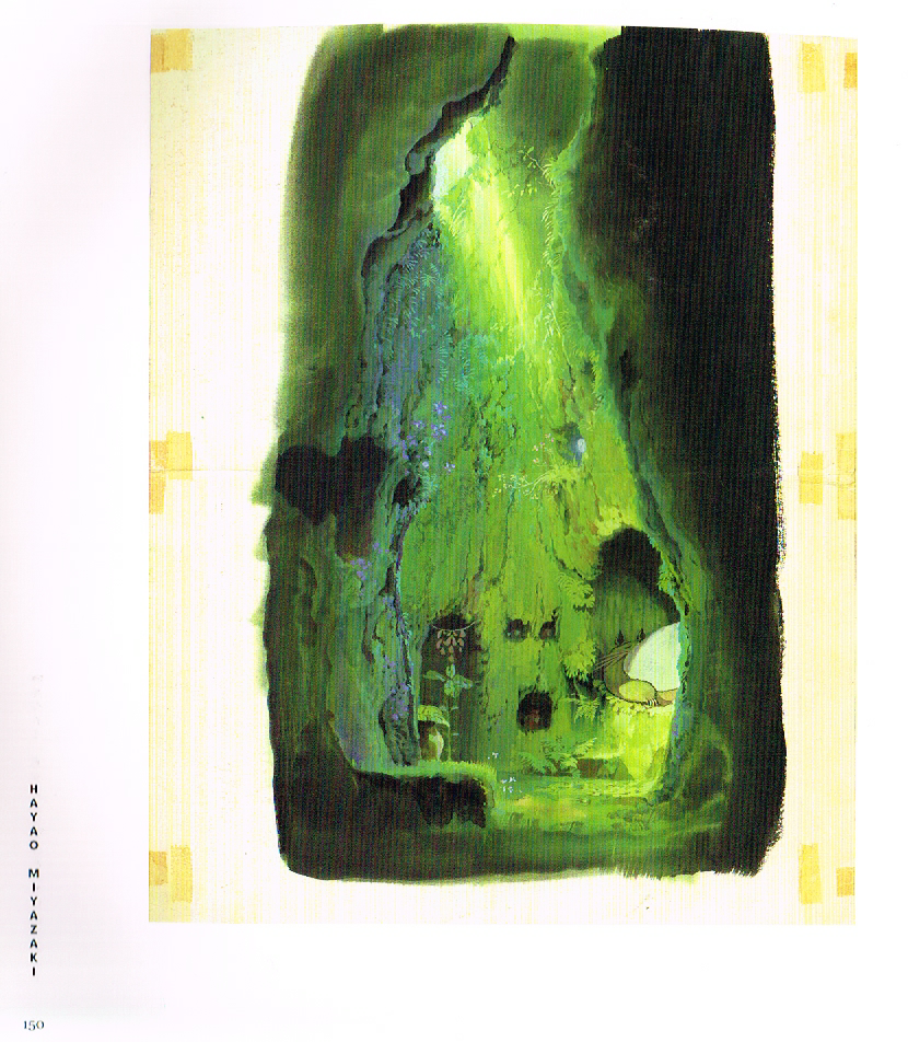 the art of hayao miyazaki,hayao miyazaki imageboards,hayao miyazaki book,my neighbor totoro concept art,my neighbor totoro concept art,my neighbor totoro art,totoros cave cove