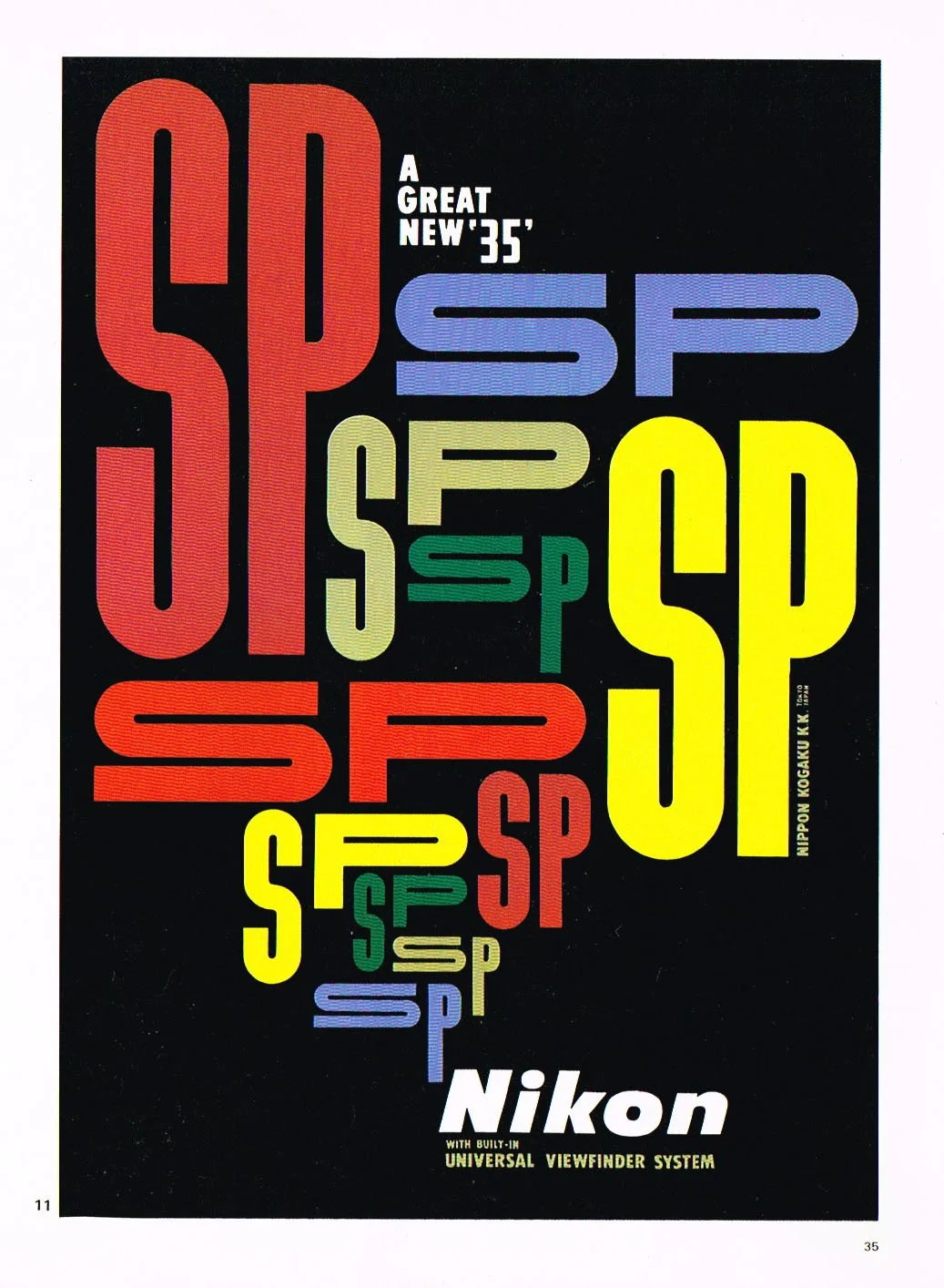 the graphic design of yusaku kamekura,yusaku kamekura art,kamekura yusaku nikon ads
