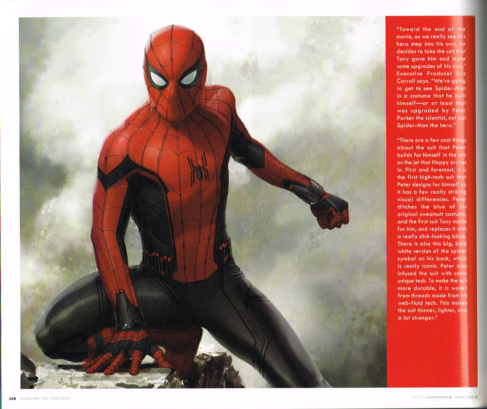 the art of spiderman far from home,spiderman far from home concept art,spiderman films concept art,spiderman suit concept art,spider suit concept art,ryan meinerding spiderman concept art,ryan meinderding art
