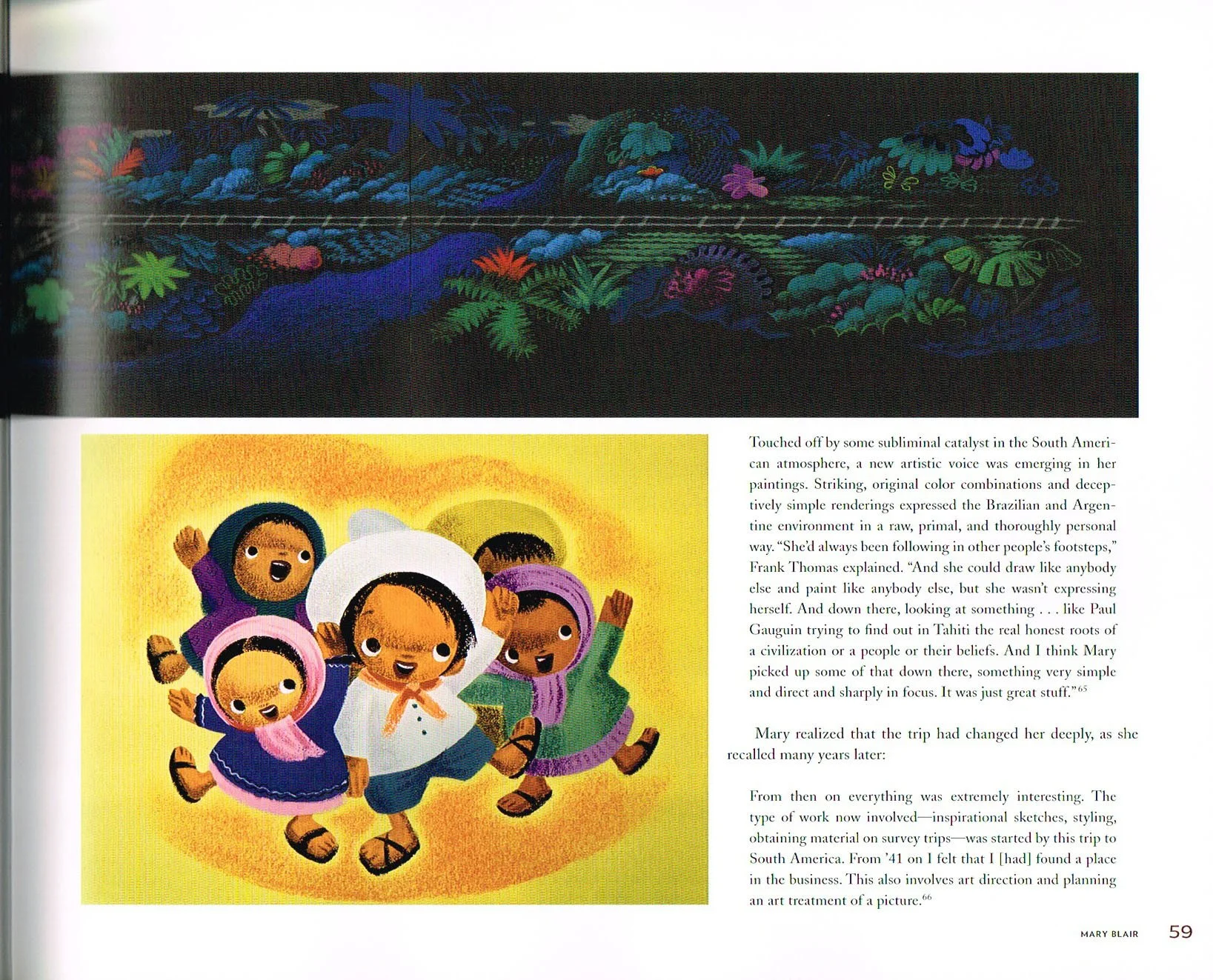 They Drew as They Please The Hidden Art of Disney Mid Century Era The 1950’s and 1960’s,they drew as they pleased,the art of mary blair,mary blair conept art,the three caballeros concept art