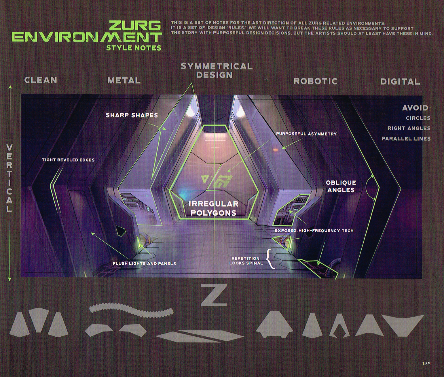 the art of lightyear,pixars lightyear art,lightyear style guide,garrett taylor,zurg environment style notes