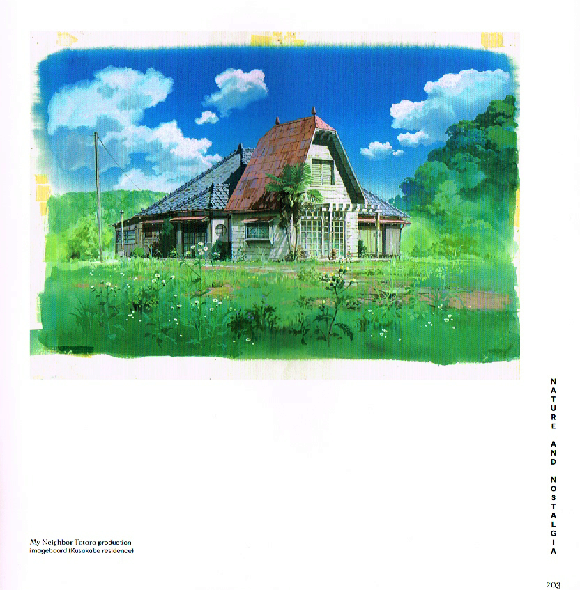 the art of hayao miyazaki,hayao miyazaki,miyazaki imageboard,my neighbor totoro art,my neighbor totoro production design drawing,my neighbor totoro kusokabe reseidence