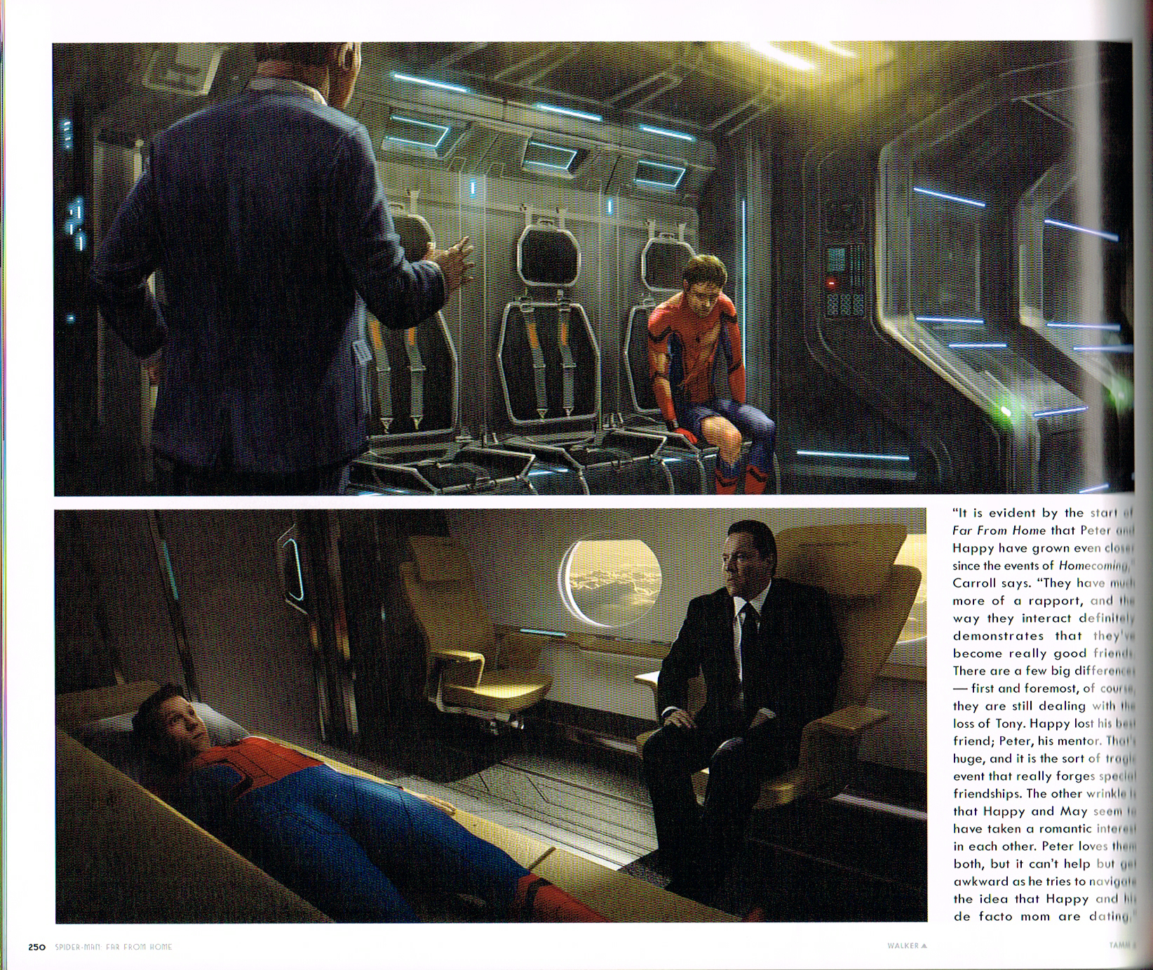 the art of spiderman far from home,spiderman far from home concept art,tom holland spiderman art,spiderman production art,dan walker,henrik tamm