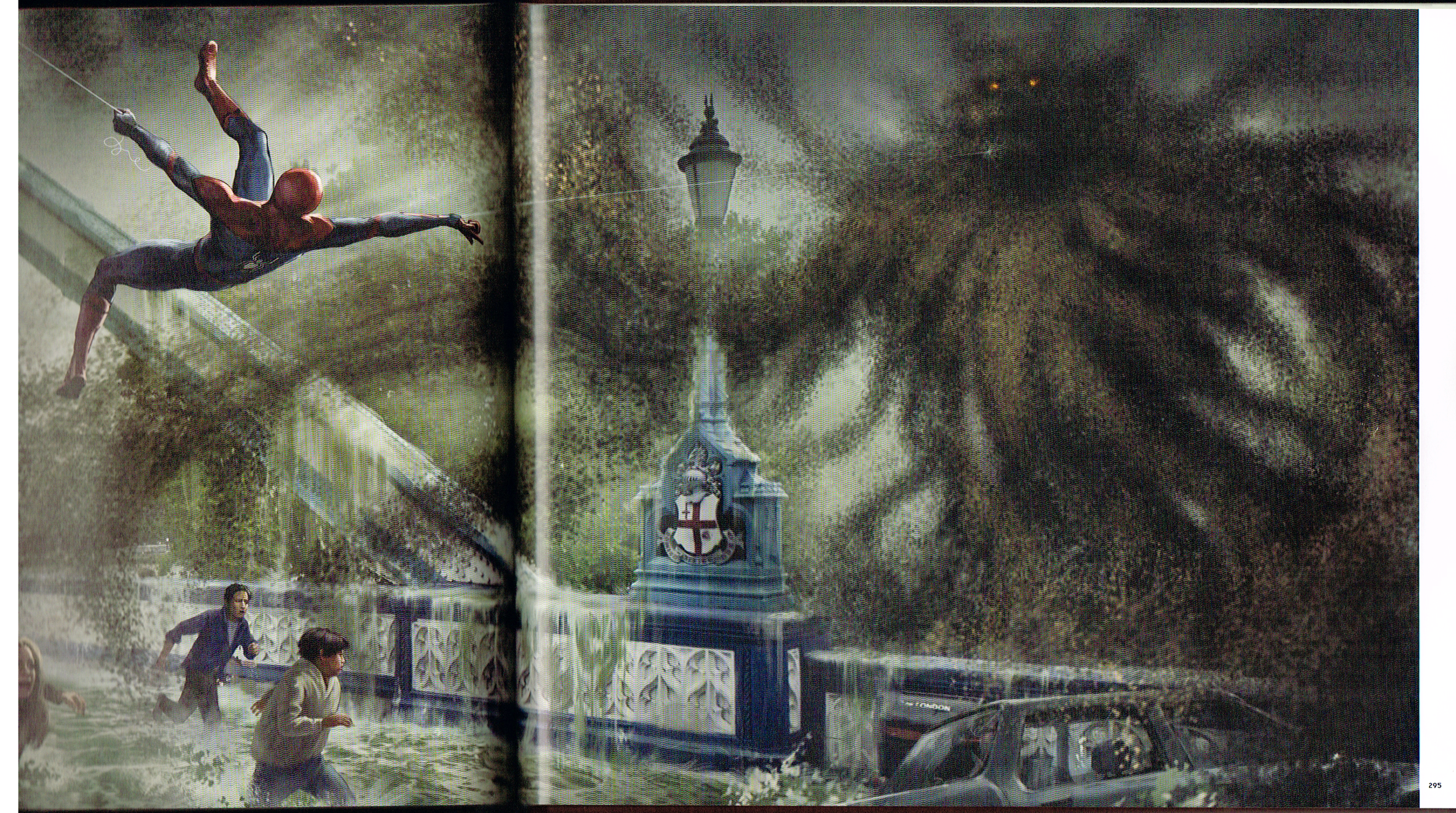 the art of spiderman far from home,the art of spiderman,spiderman tom holland art,spiderman concept art,henrik tamm