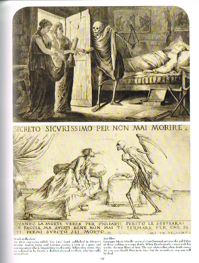 death a graveside companion,harpers weekly 1871 engraving,giuseppe maria mitelli 1706 art