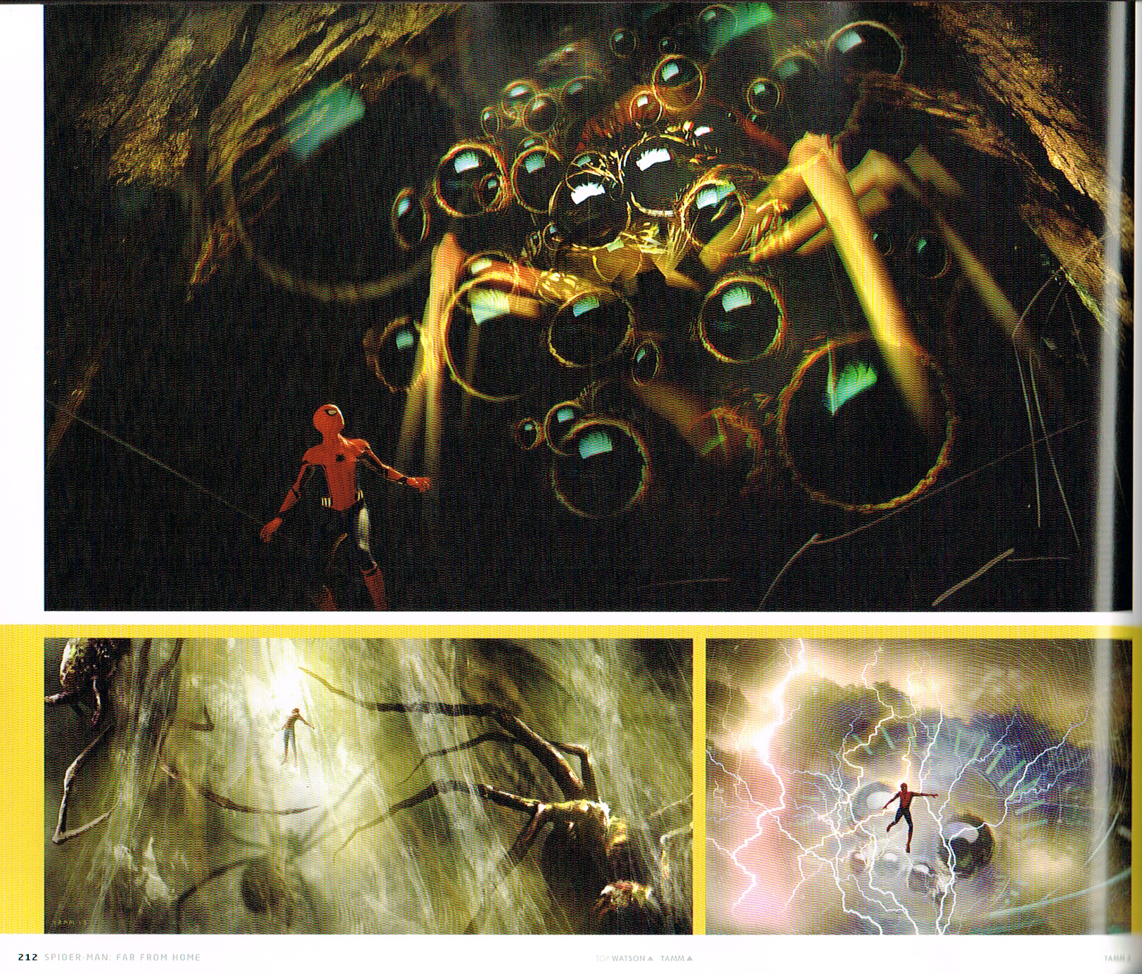 the art of spiderman far from home,spiderman far from home concept art,spiderman concept art,randolph watson art,henrik tamm art