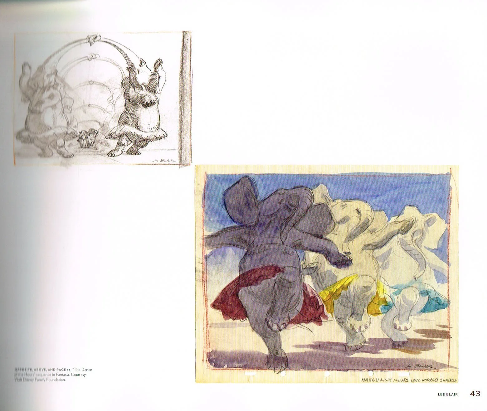the art of lee blair,disney water color art lee blair,lee blair art,they drew as they pleased the hidden art of disneys mid century era the 1950s and 1960s,dance of the hours fantasia art,fantasia concept art lee blair,lee blair fantasia art