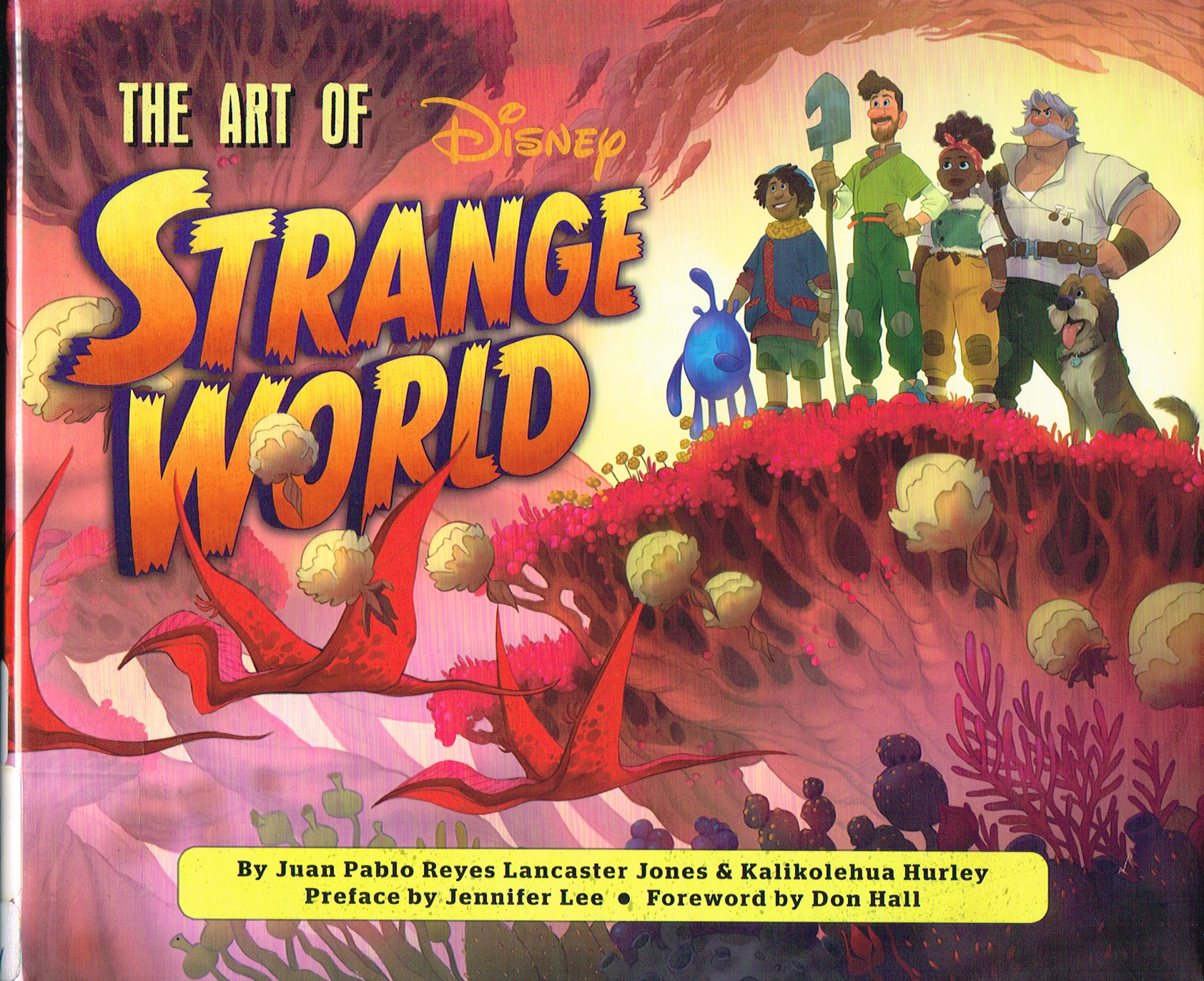 the art of strange world,strange world concept art,strange world art, strange world book cover