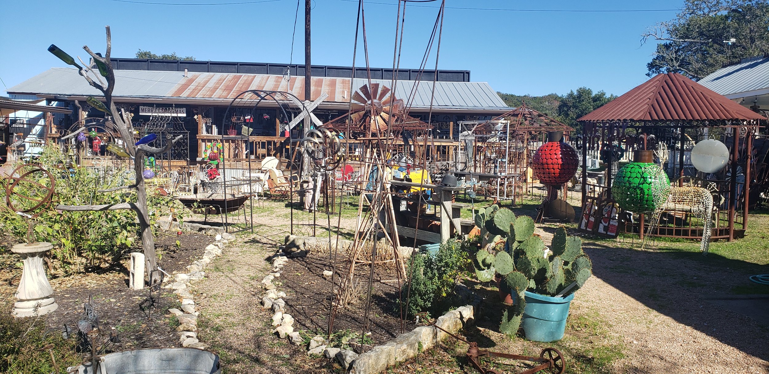 thrift store backyard in san antonio texas