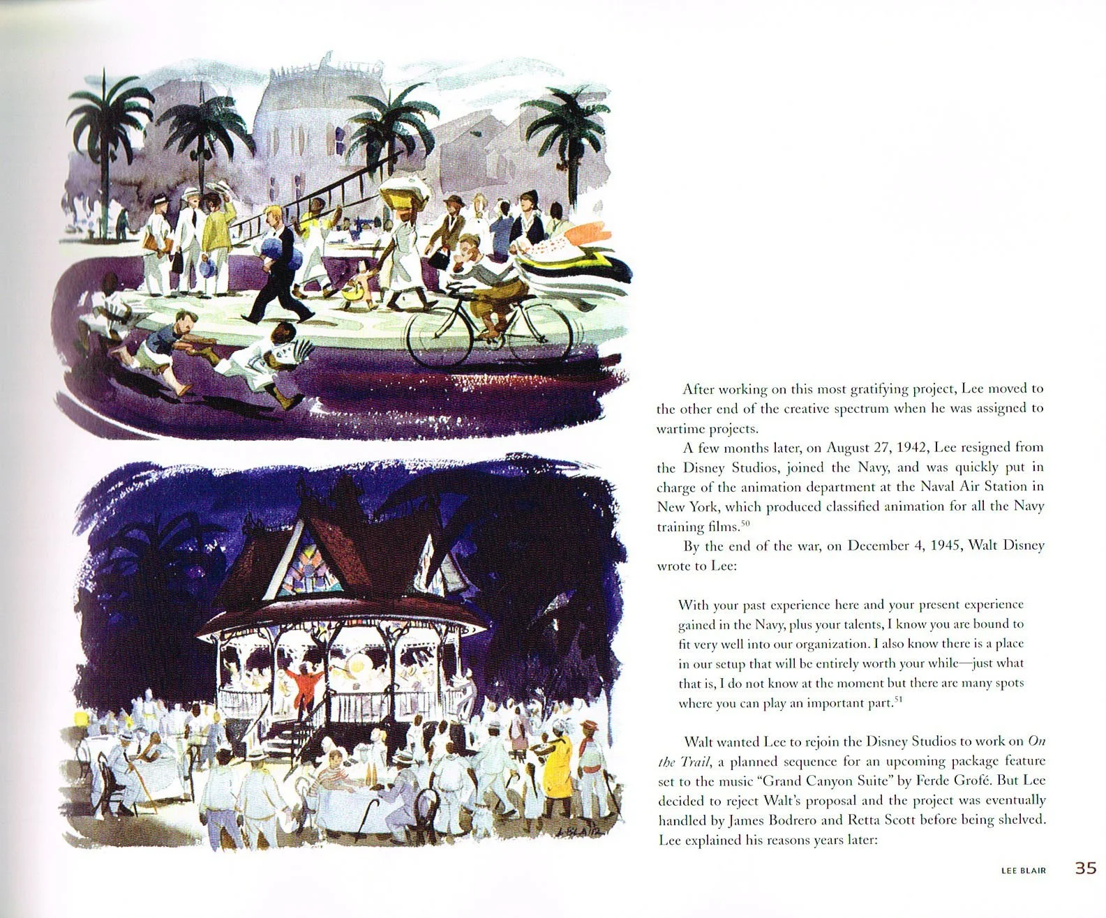 they drew as they pleased the hidden art of Disneys mid century era, the art of they drew as they pleased, they drew as they pleased Disneys art,disney art, lee blair story sketches water color, the art of lee blair