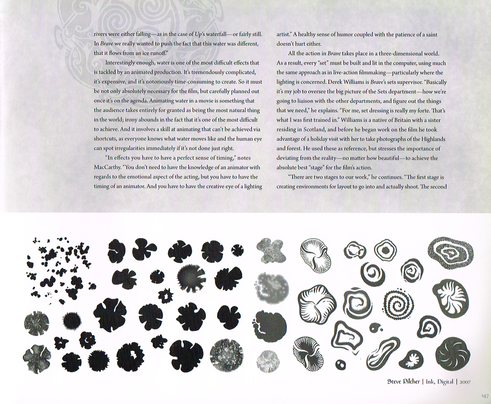 the art of brave,brave concept art,steve pilcher art,environmental art brave pixar