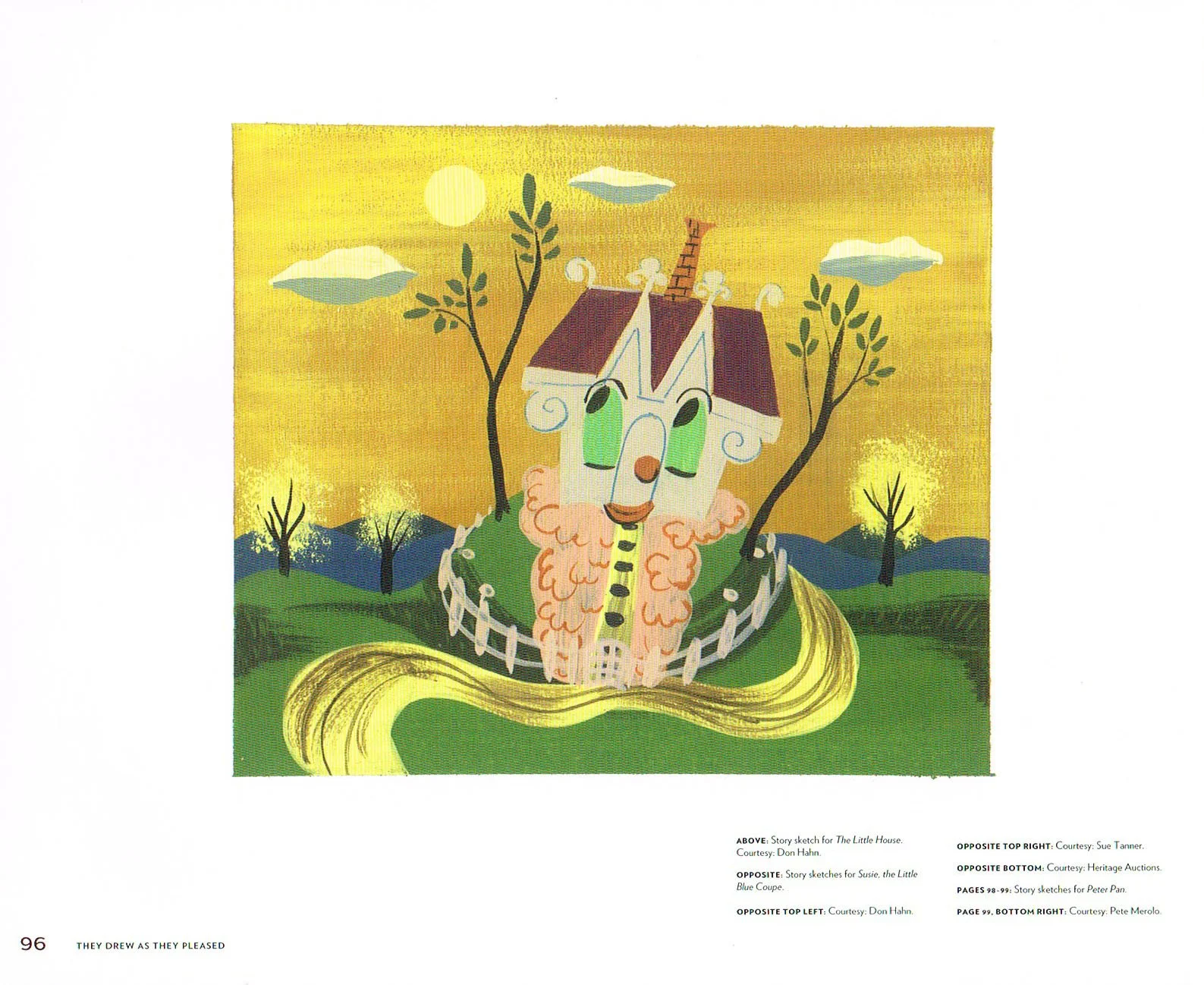 the art of mary blair,mary blair,mary blair art,they drew as they pleased the hidden art of disneys mid century era the 1950s and 1960s,the little house mary blair art