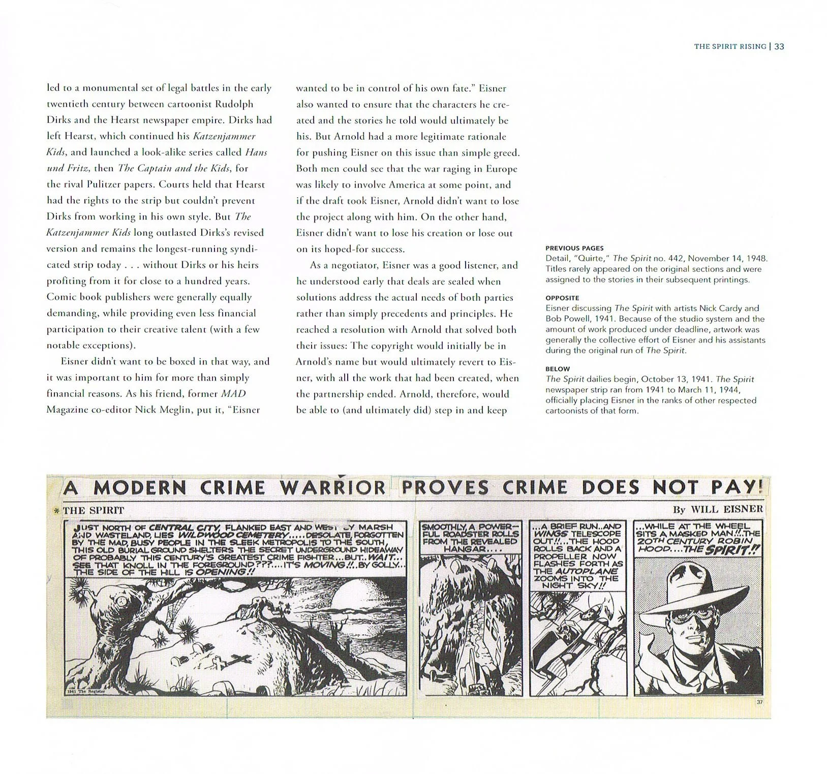 will eisner champion of the graphic novel,will eisner comic art,the spirit comic strip