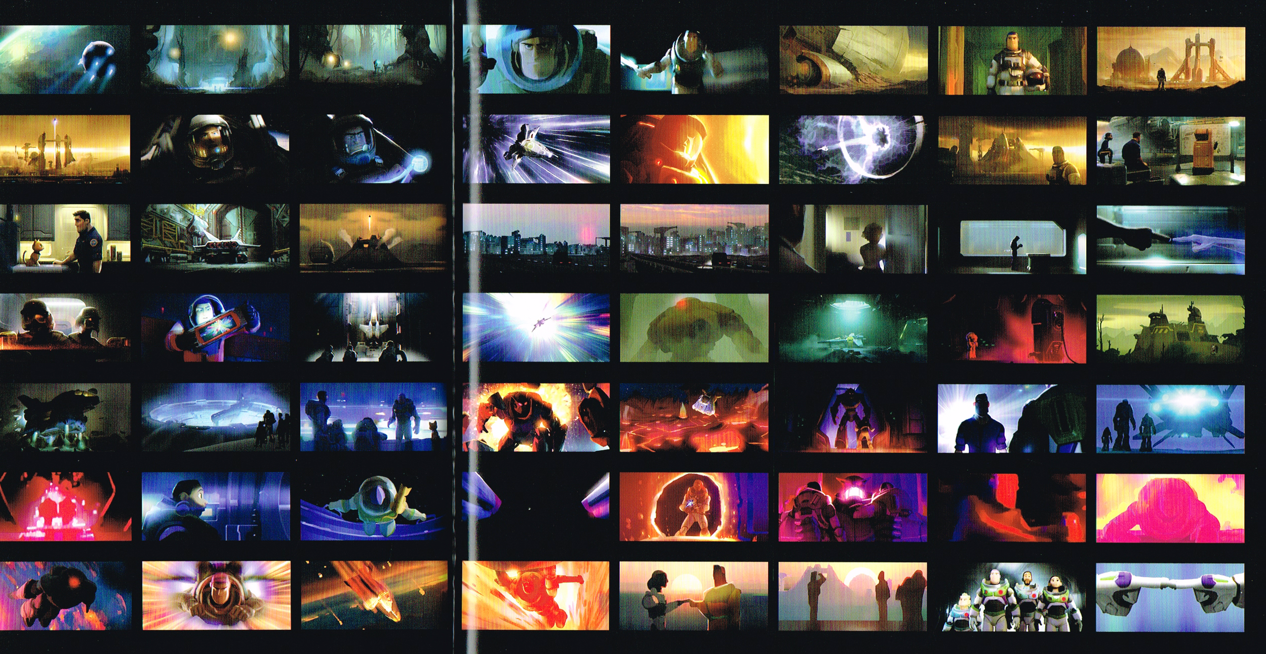 the art of lightyear color scripts,lightyear color scripts,the art of lightyear,lightyear concept art,pixar color scripts,tim evatt,ian megibben