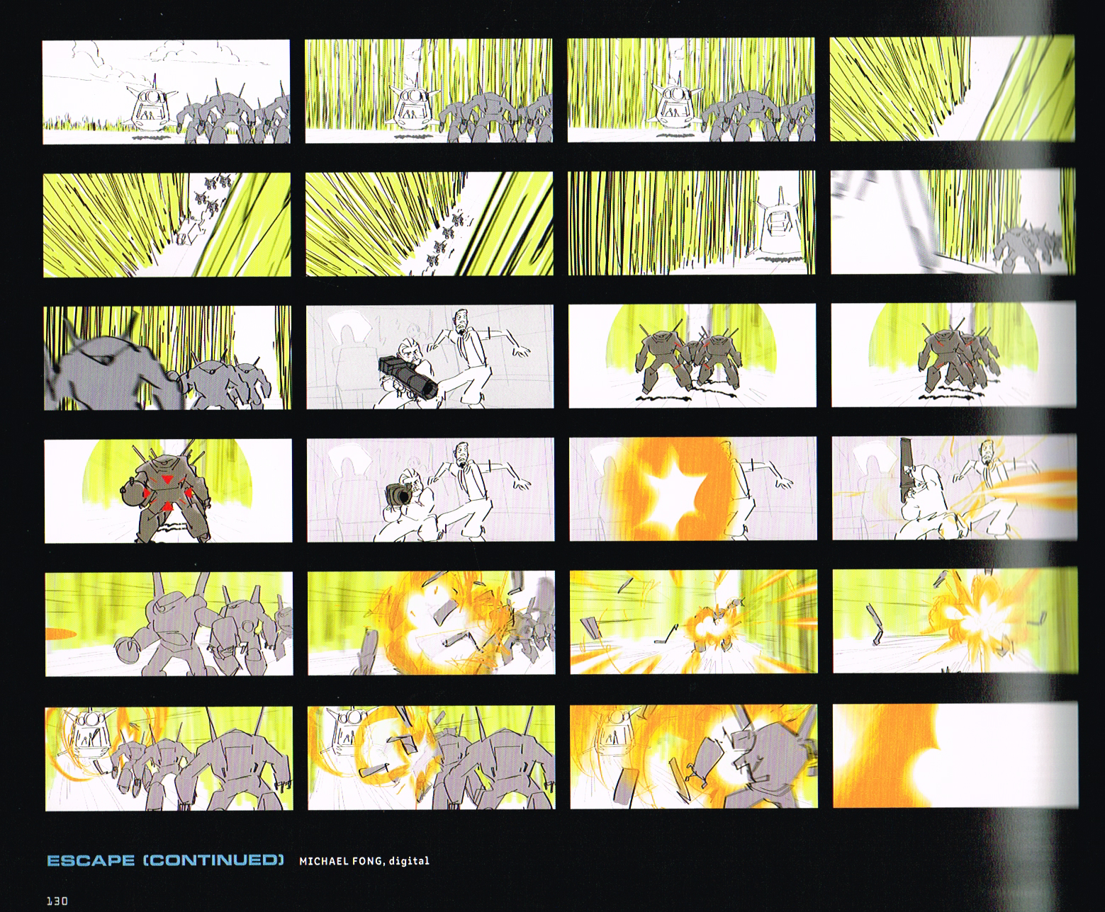 the art of lightyear,pixars lightyear art, lightyear concept art, lightyear escape storyboards Michael Fong,michael Fong storyboards