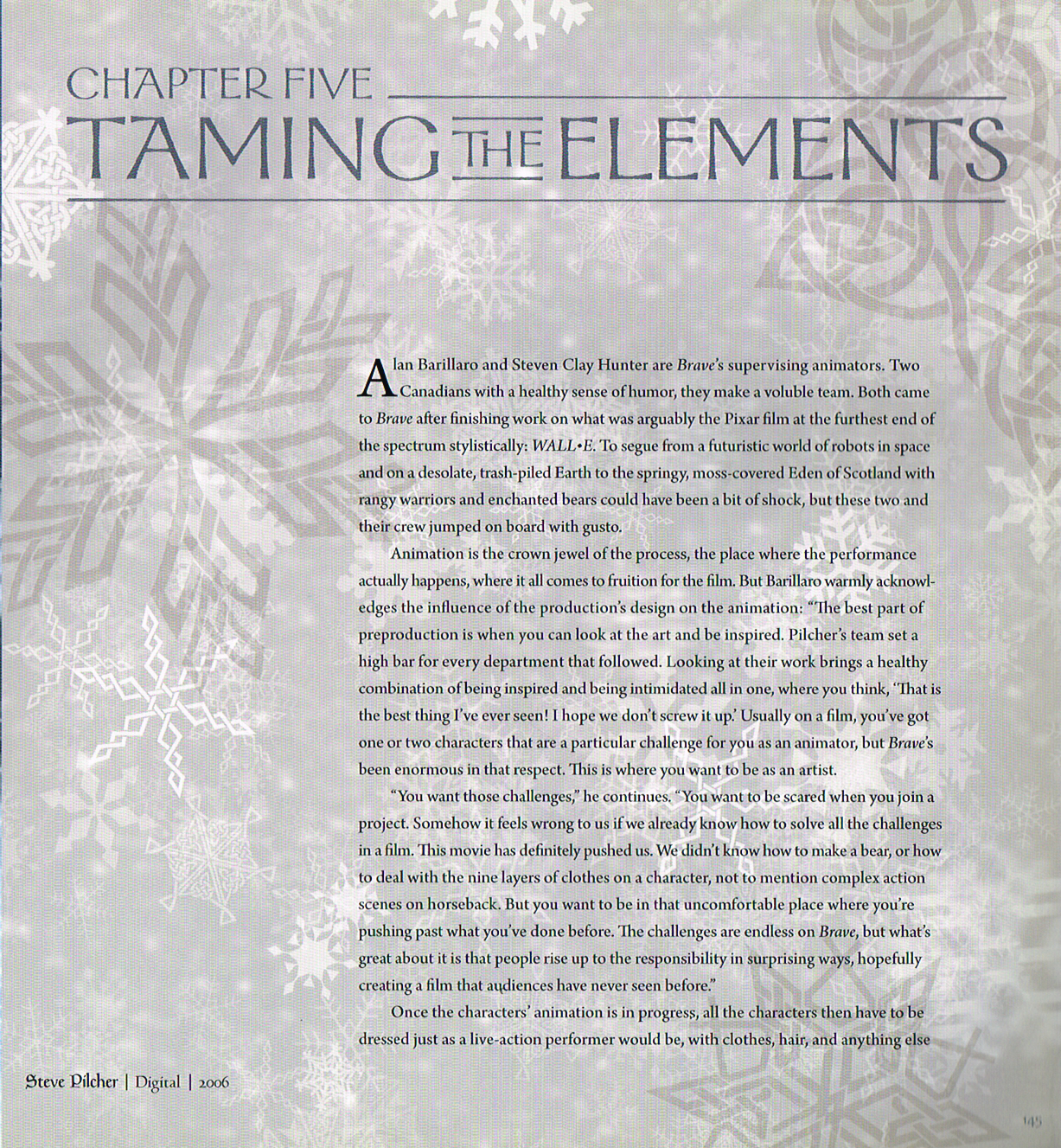 the art of brave,brave concept art,steve pilcher art,taming the elements title