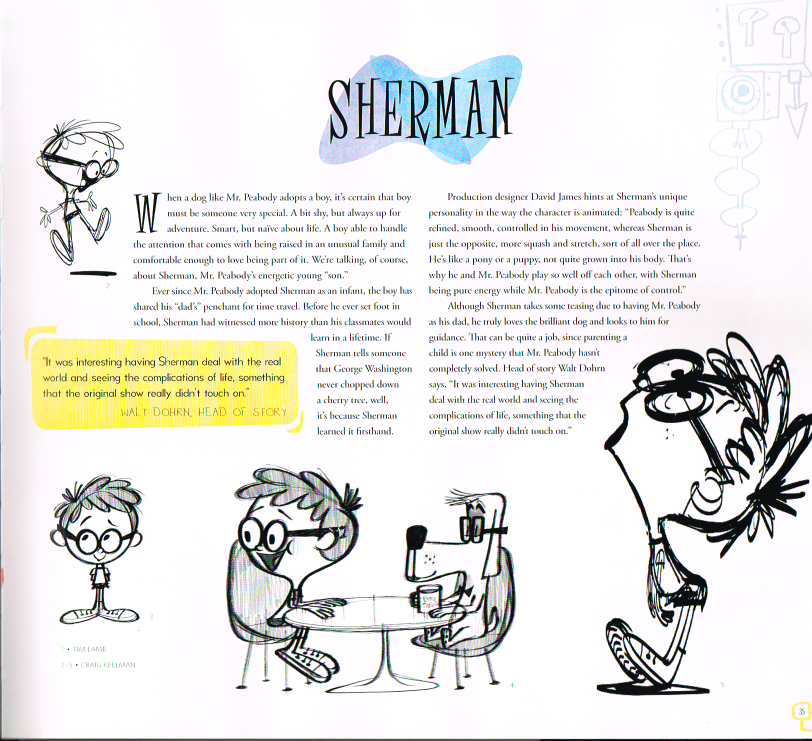 The Art of Mr.Peabody and Sherman pt.4 — Alex Escobar