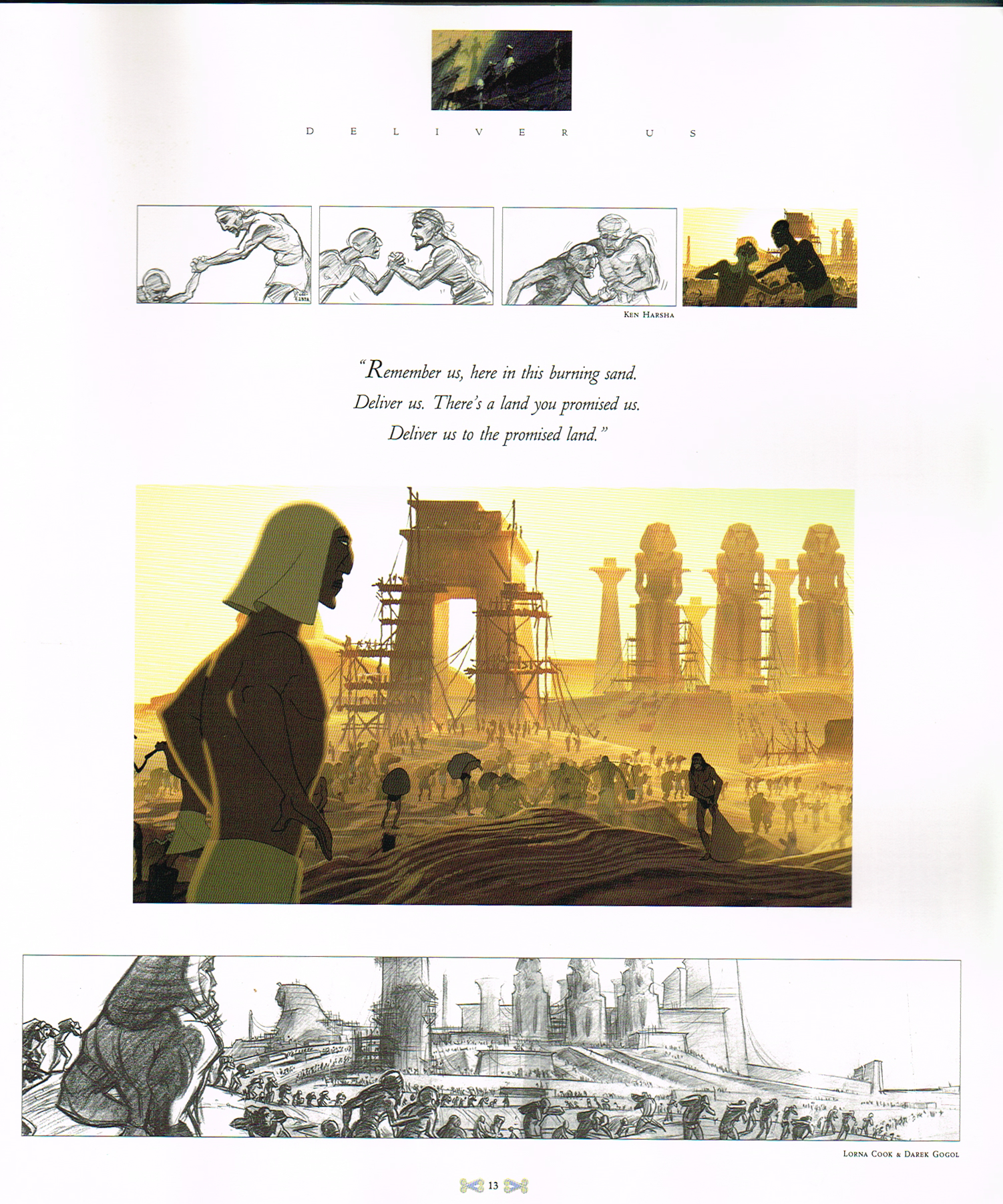 the prince of egypt a new vision in animation,the prince of egypt,the art of the prince of egypt,ken harsha,lorna cook,darek gogol