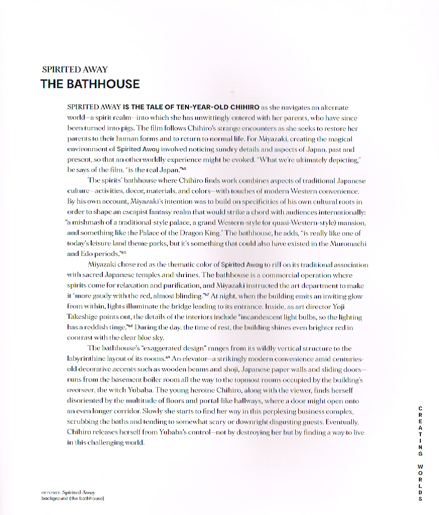 the art of Hayao Miyazaki,hayao Miyazaki art,spirited away concept art,the bath house concept art spirited away,spirited away bath house concept art