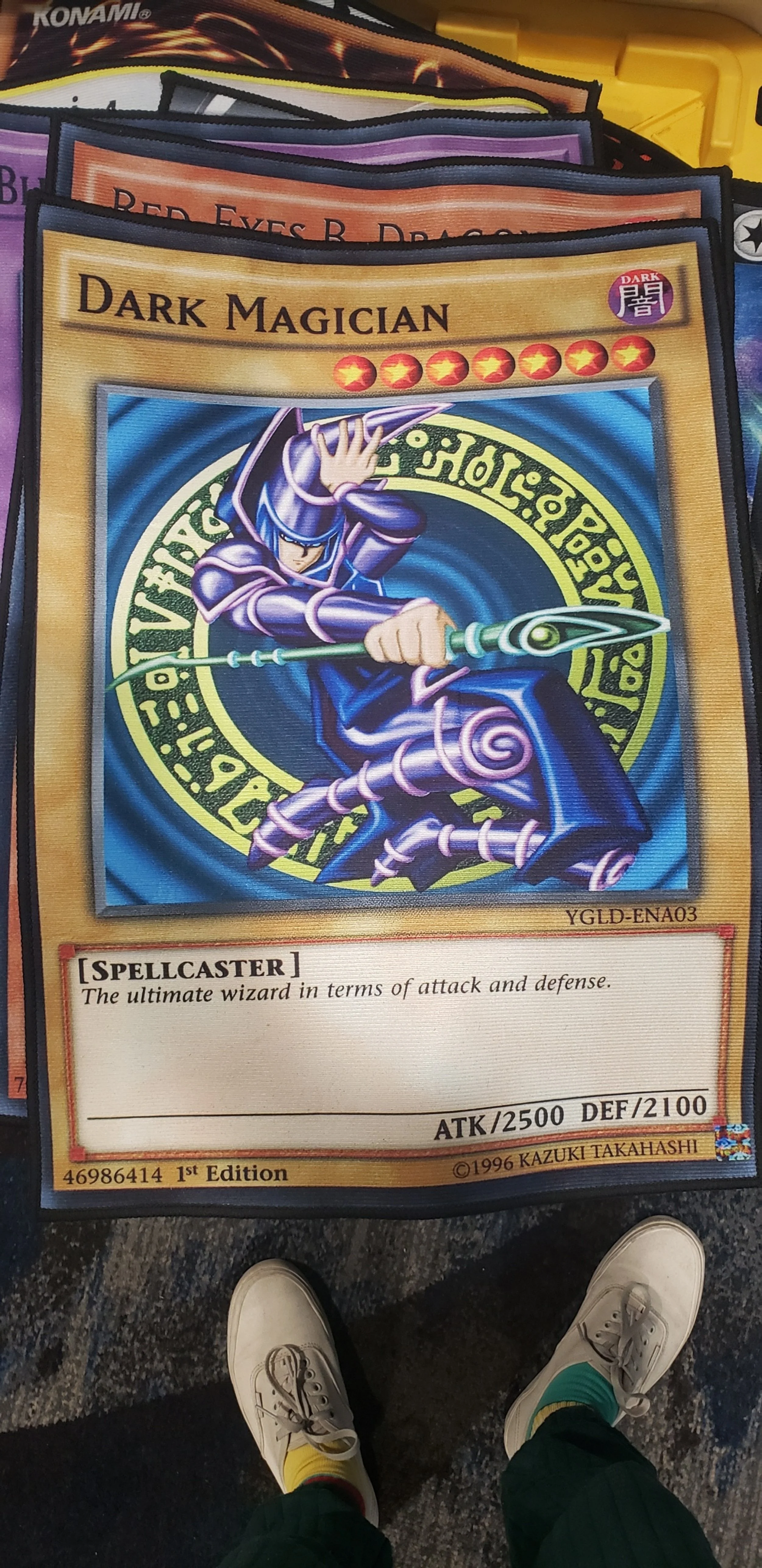 extravacon,yu gi oh carpet,dark magician carpet