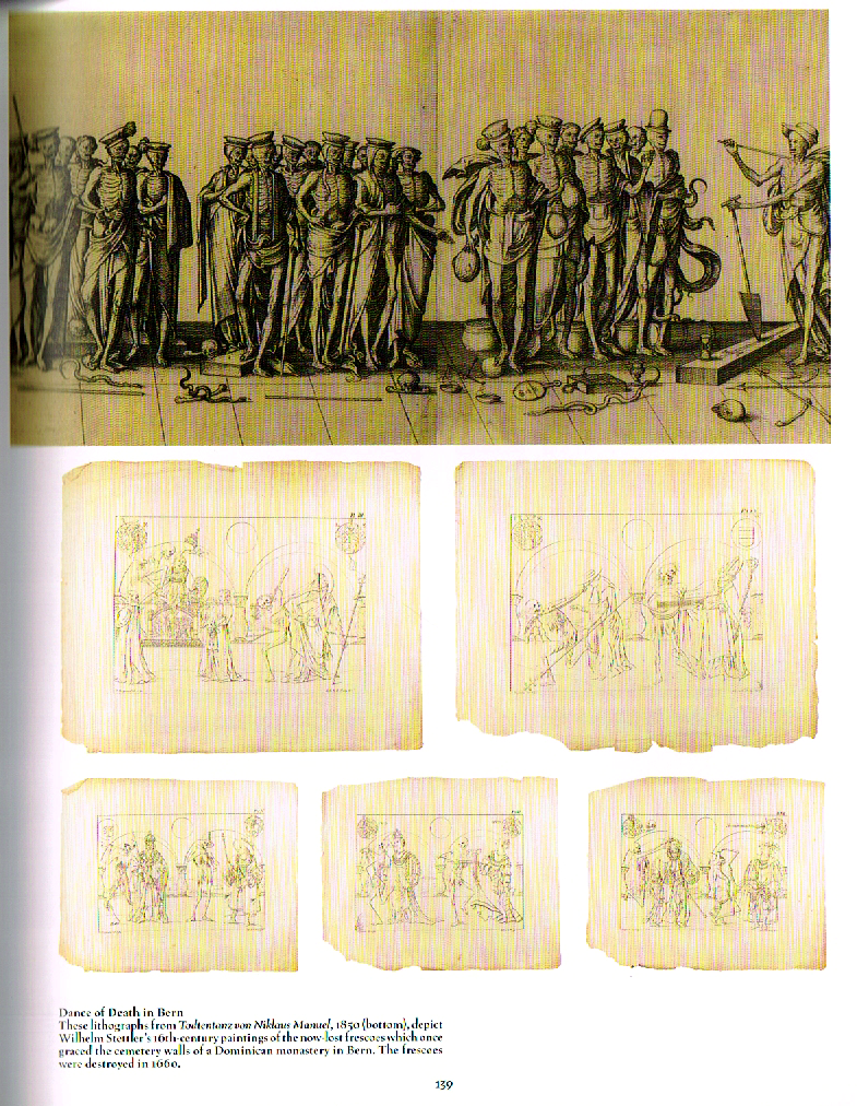 the art of death a graveside companion,death a graveside companion book,dance of death peeter von borcht,peeter van borcht,lithograph niklaus von manuel,wilhelm steider