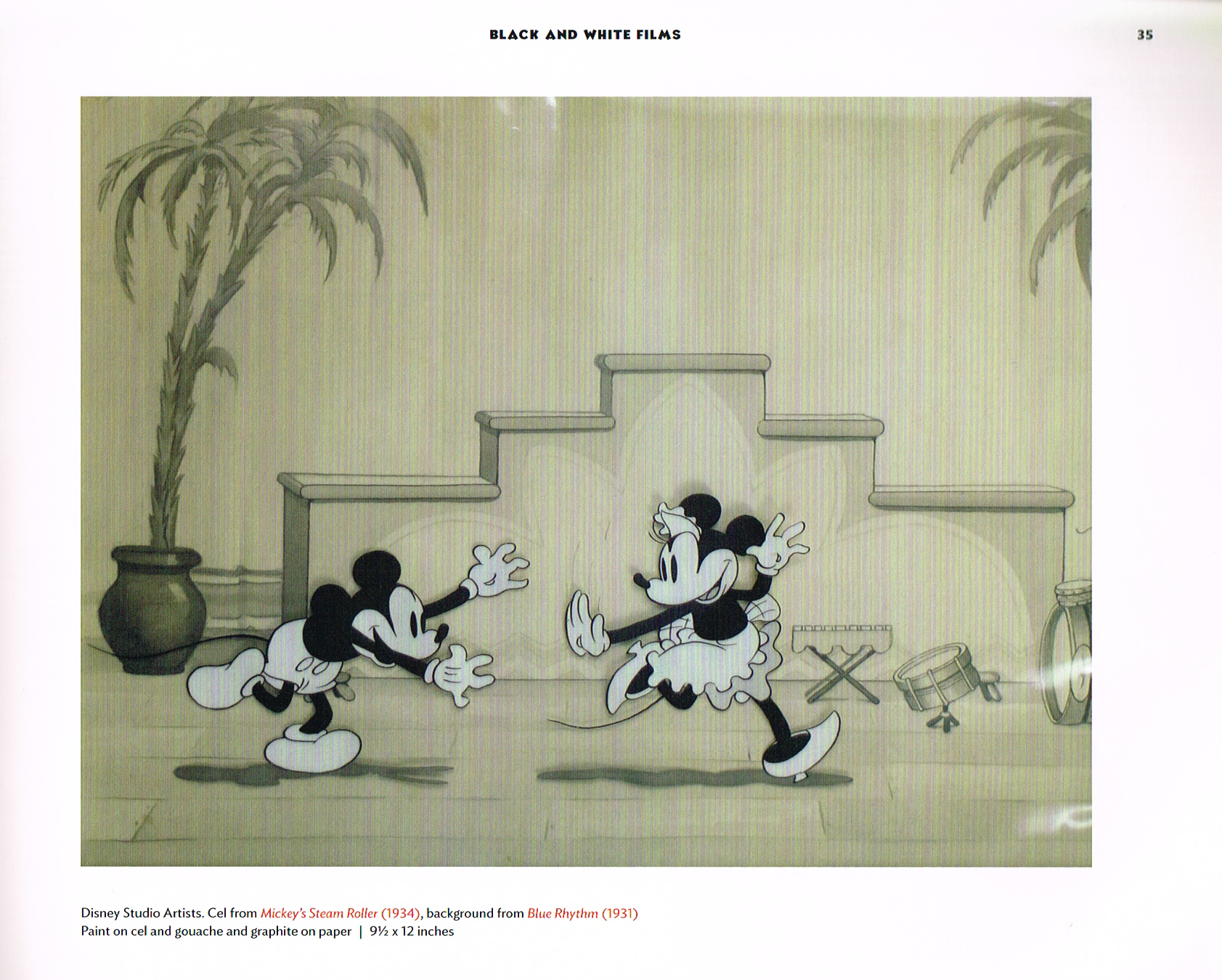 mickey mouse from walt to the world, mickey's steam roller 1934, blue rhythm 1931, mickey mouse from walt to the world, mickey mouse layout drawings