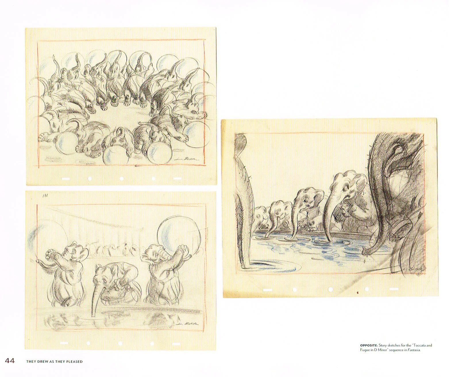 the art of lee blair,disney water color art lee blair,lee blair art,they drew as they pleased the hidden art of disneys mid century era the 1950s and 1960s,dance of the hours art lee blair,lee blair fantasia art