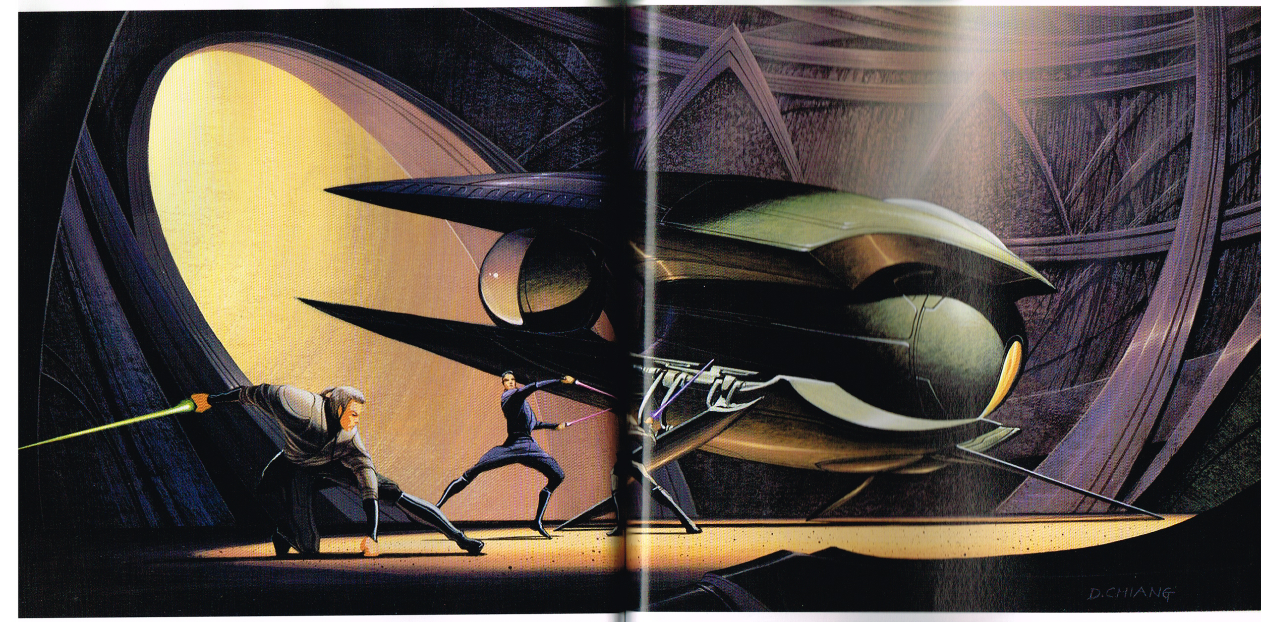 the art of starwars,starwars attack of the clones,starwars episode 2 attack of the clones,starwars concept art,doug chiang art