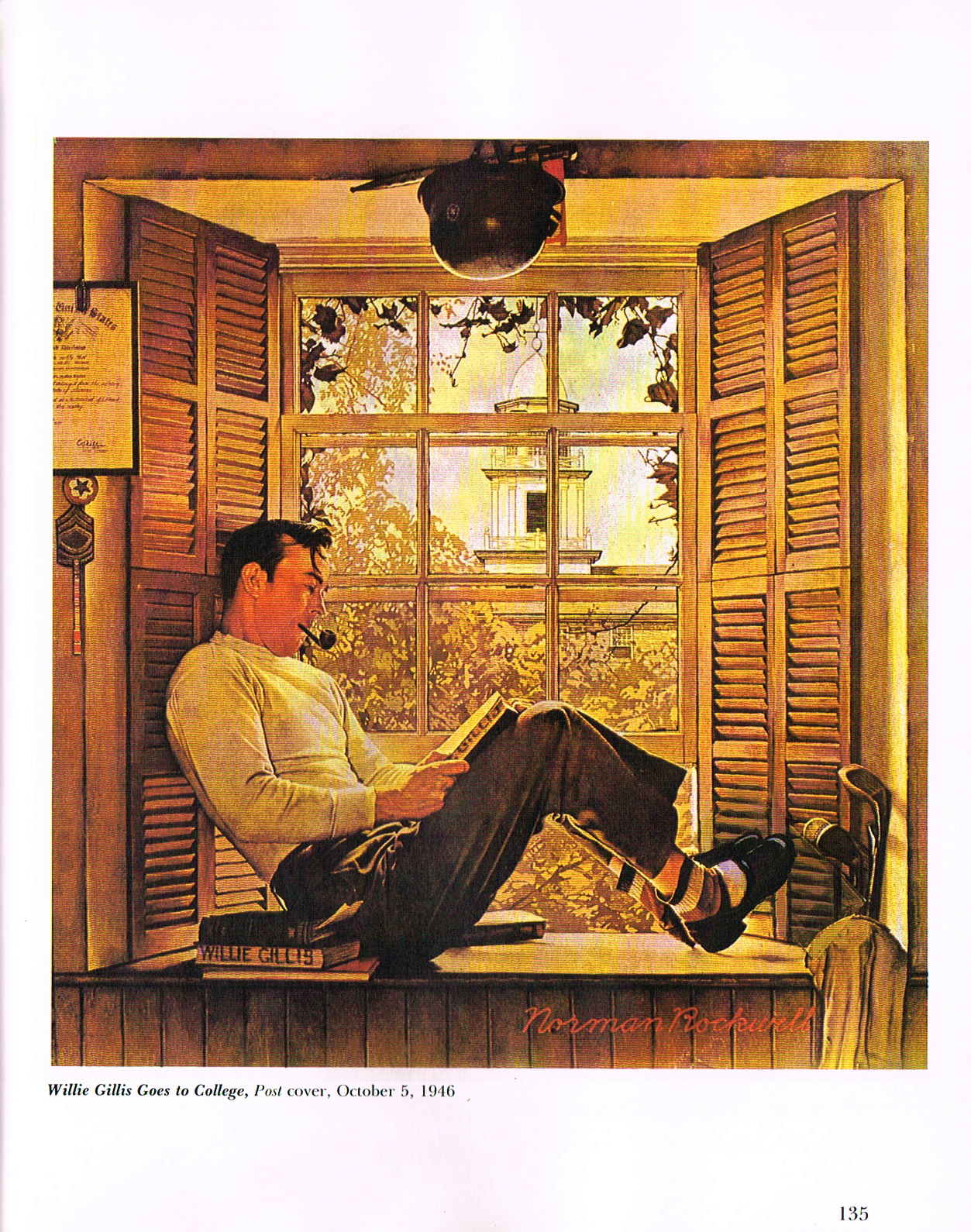 willie gillis goes to college norman rockwell painting 1946,the art of norman Rockwell's faith of america,the art of norman Rockwell,norman Rockwell paintings,norman rockwell art