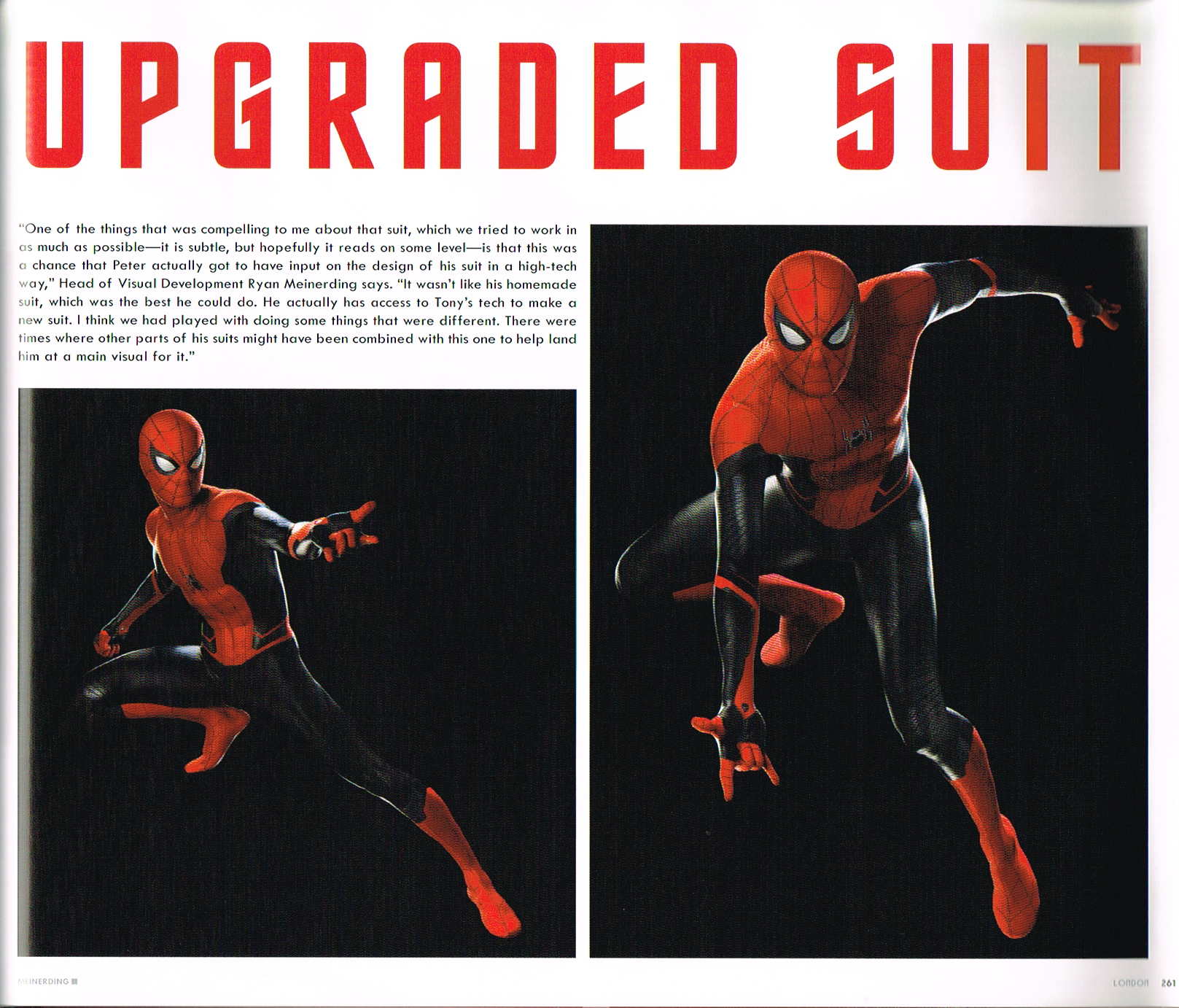 the art of spiderman far from home,spiderman far from home concept art,spiderman films concept art,spiderman suit concept art,spider suit concept art,ryan meinerding spiderman concept art,ryan meinderding art