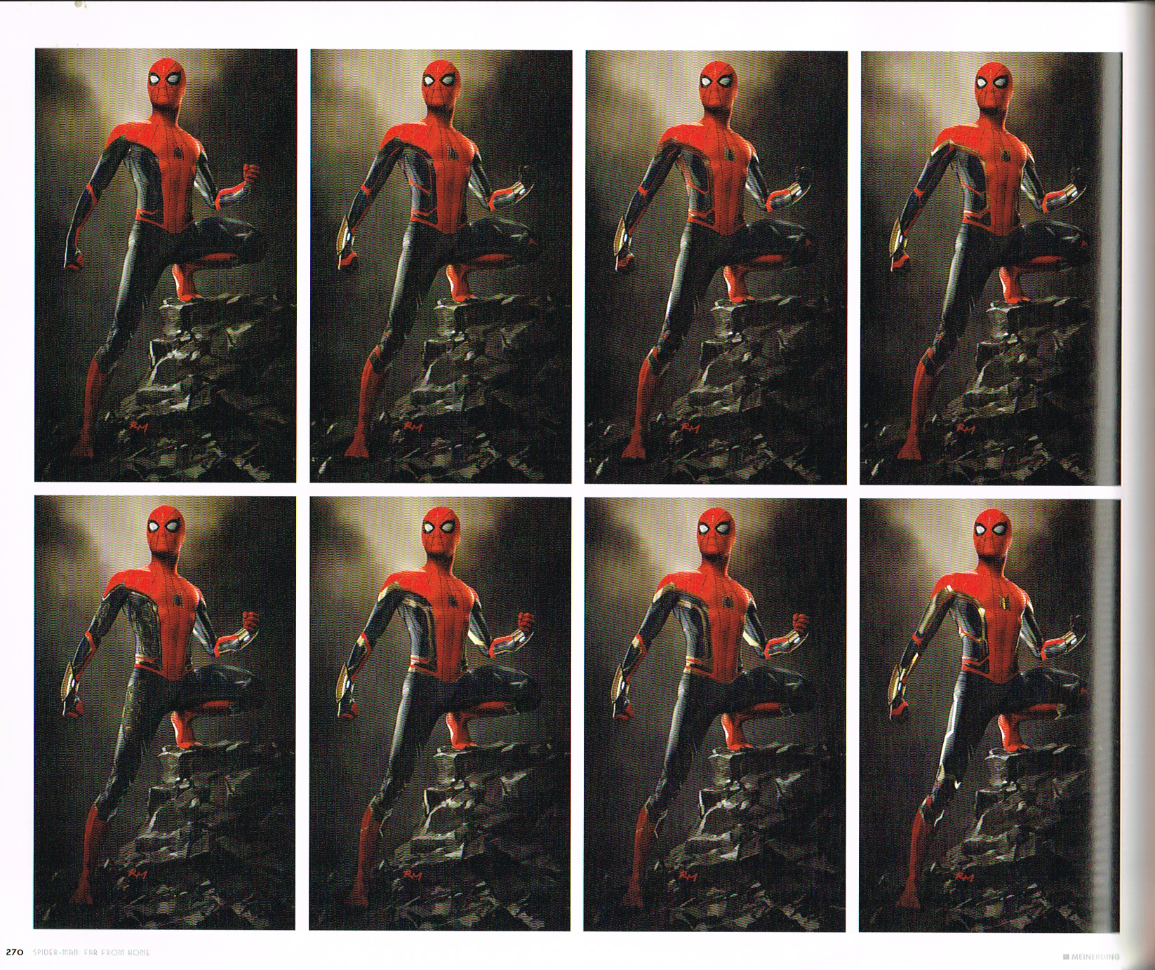 ryan meinerding,the art of spiderman far from home,spiderman far from home art,spiderman concept art,marvel spiderman movie art,spiderman far from home concept art,spiderman art,spiderman suit art