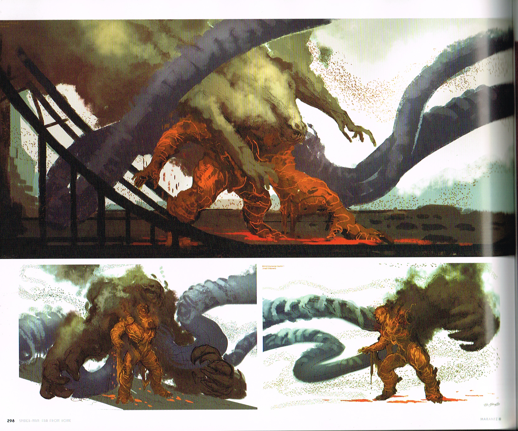 the art of spiderman far from home,the art of spiderman,spiderman tom holland art,spiderman concept art,henrik tamm,jerad marantz