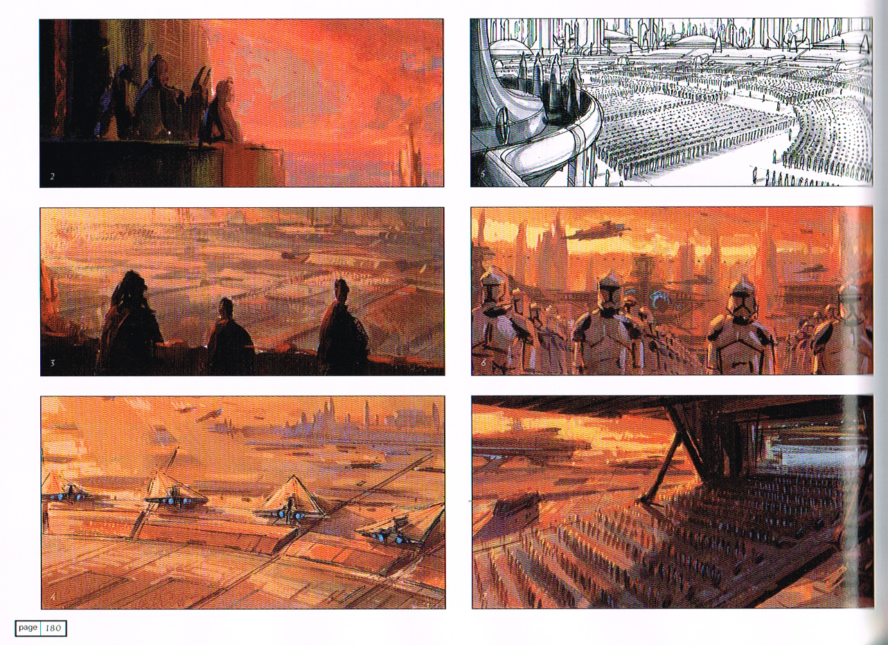 the art of star wars episode 2 attack of the clones,starwars concept art,attack of the clones art,erik tiemens,jay shuster