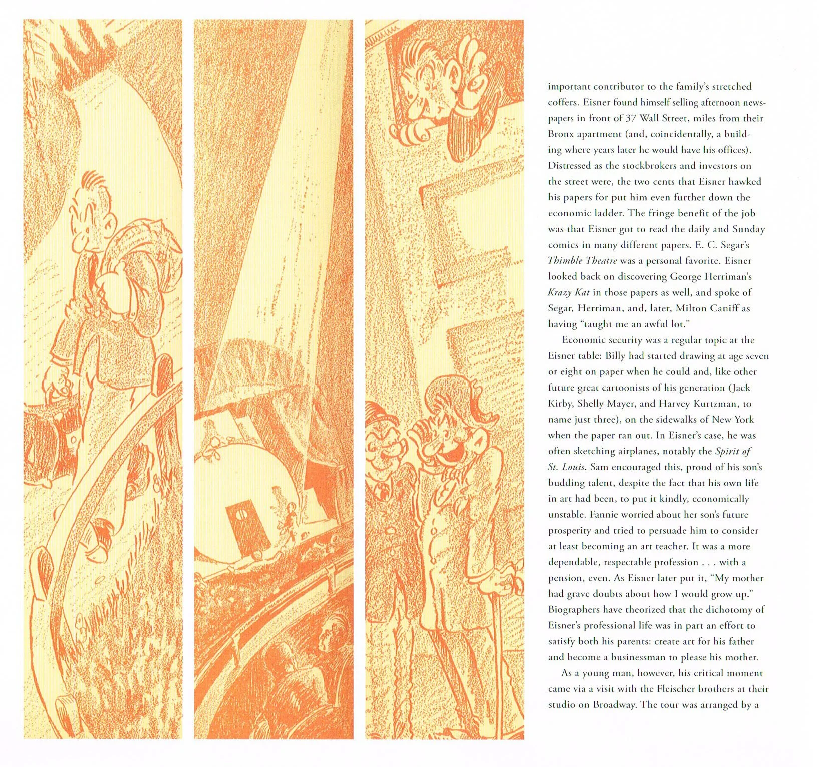 the art of will eisner,will eisner champion of the graphic novel,cartoon from the clinton news