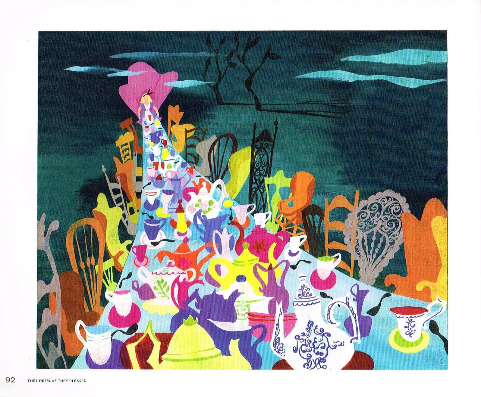 the art of mary blair,mary blair,mary blair art,they drew as they pleased the hidden art of disneys mid century era the 1950s and 1960s,alice in wonderland art