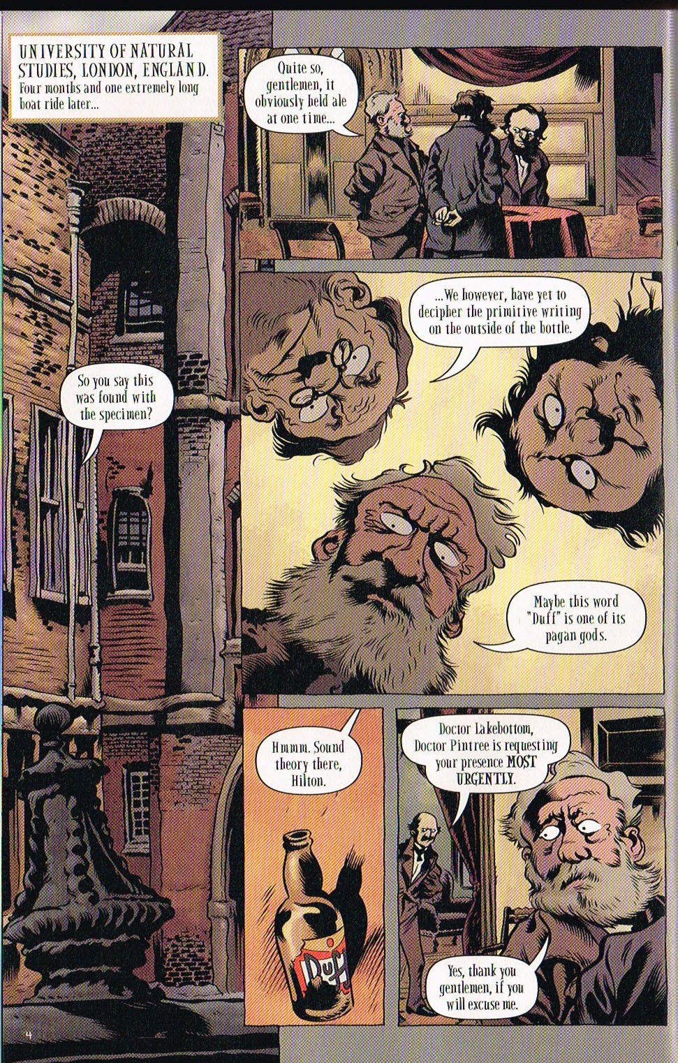 the art of Simpsons,bart Simpsons tree house of horror comic 7,tree house of horror comic,homererectus comic,troy nixey,dave stewarts,karen baiter,bill morrison,matt groening