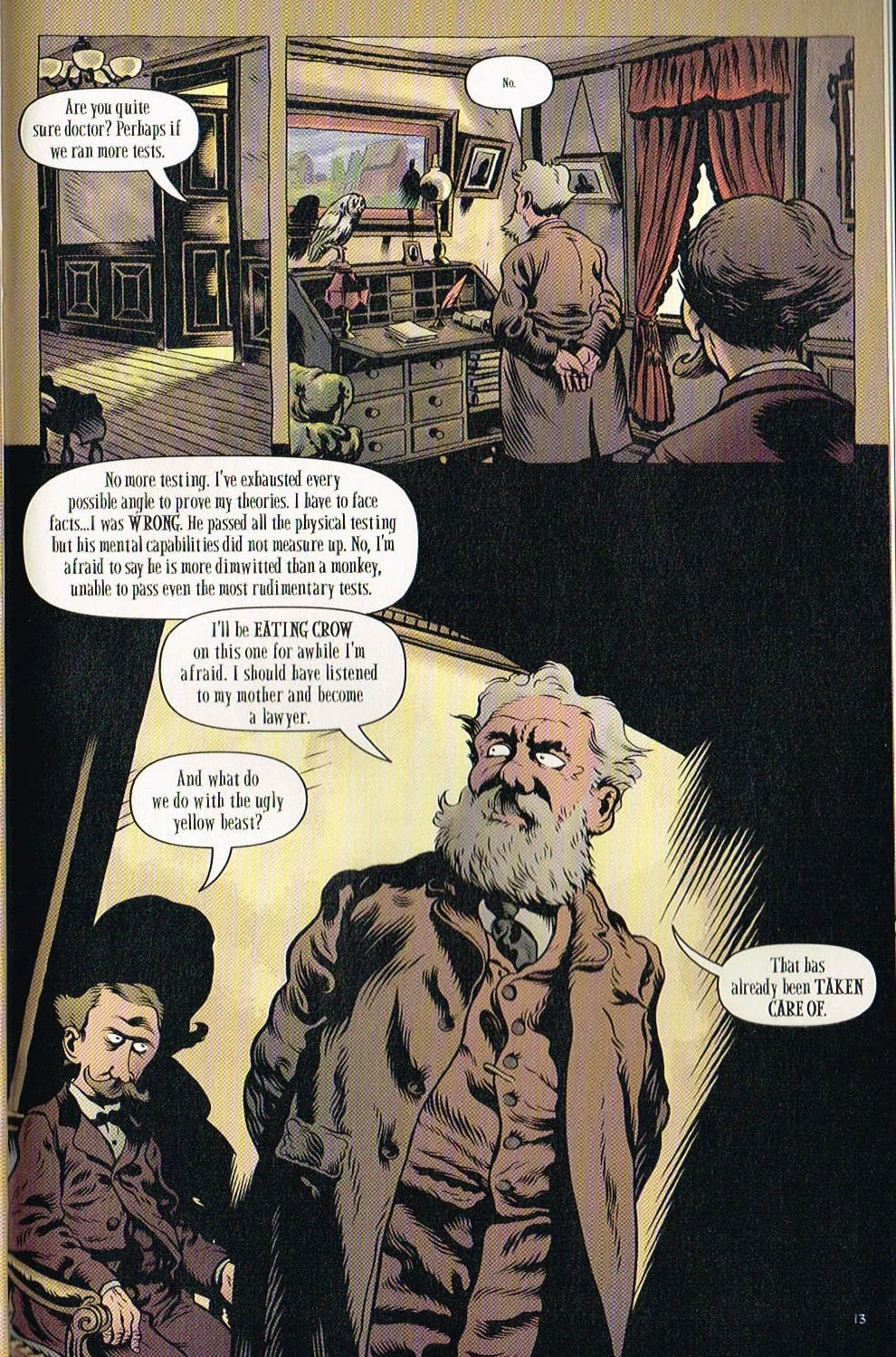 the art of Simpsons,bart Simpsons tree house of horror comic 7,tree house of horror comic,homererectus comic,troy nixey,dave stewarts,karen baiter,bill morrison,matt groening