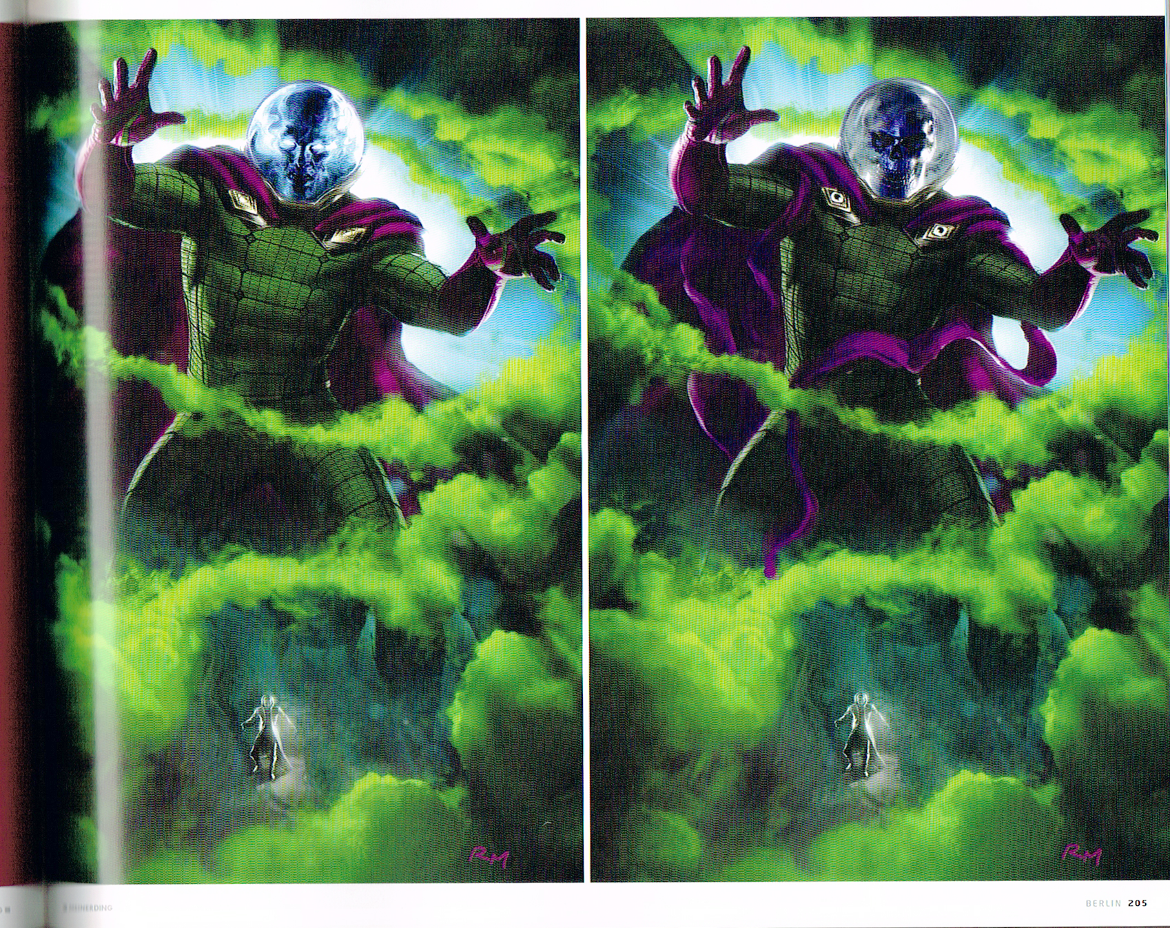 the art of spiderman far from home,spiderman concept art,far from home concept art,spiderman art,mystrio spiderman concept art,mystrio and drones concept art,ryan meinerding art