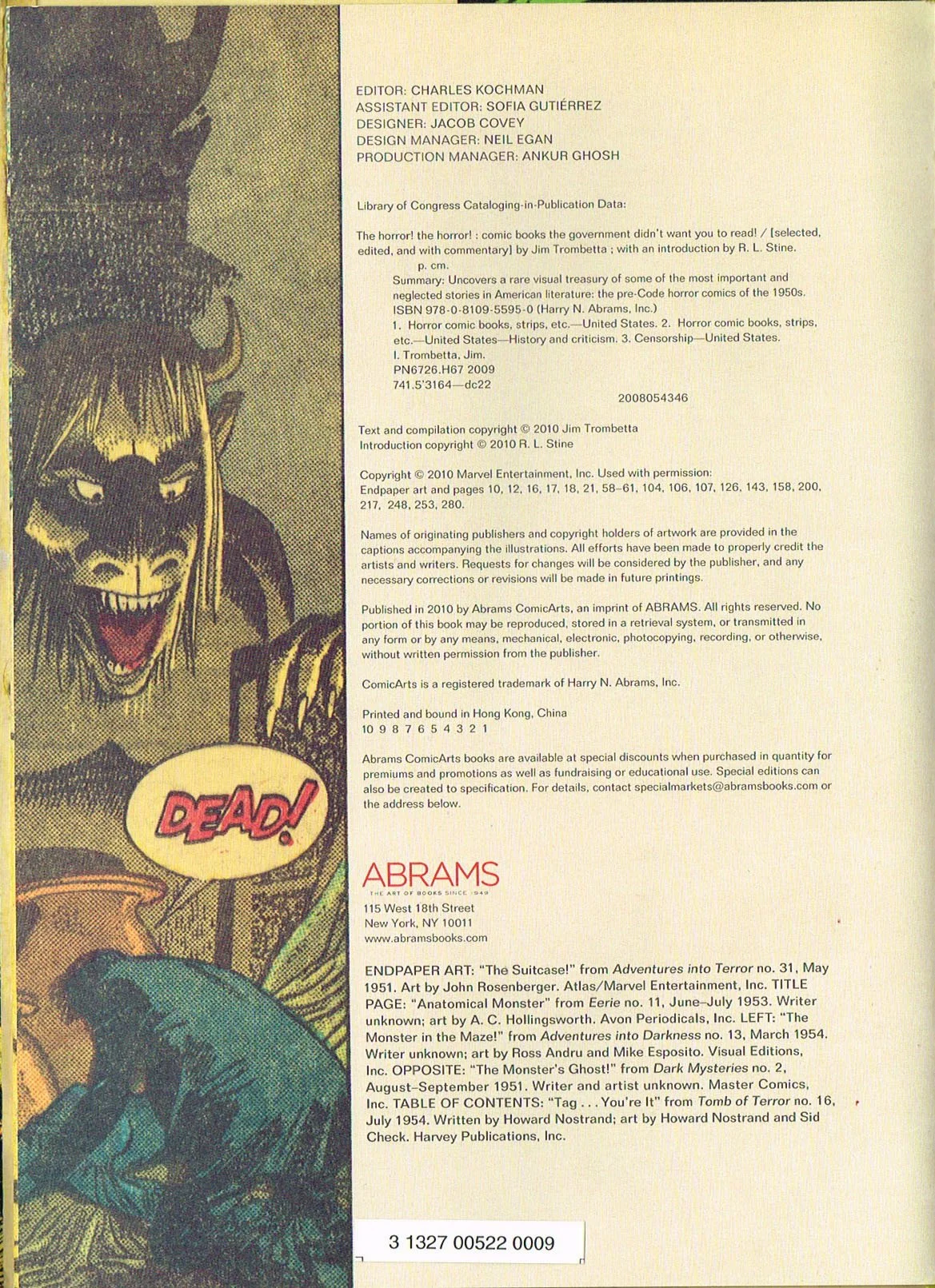 the horror the horror,the art of the horror the horror comic books the government didnt want you to read,